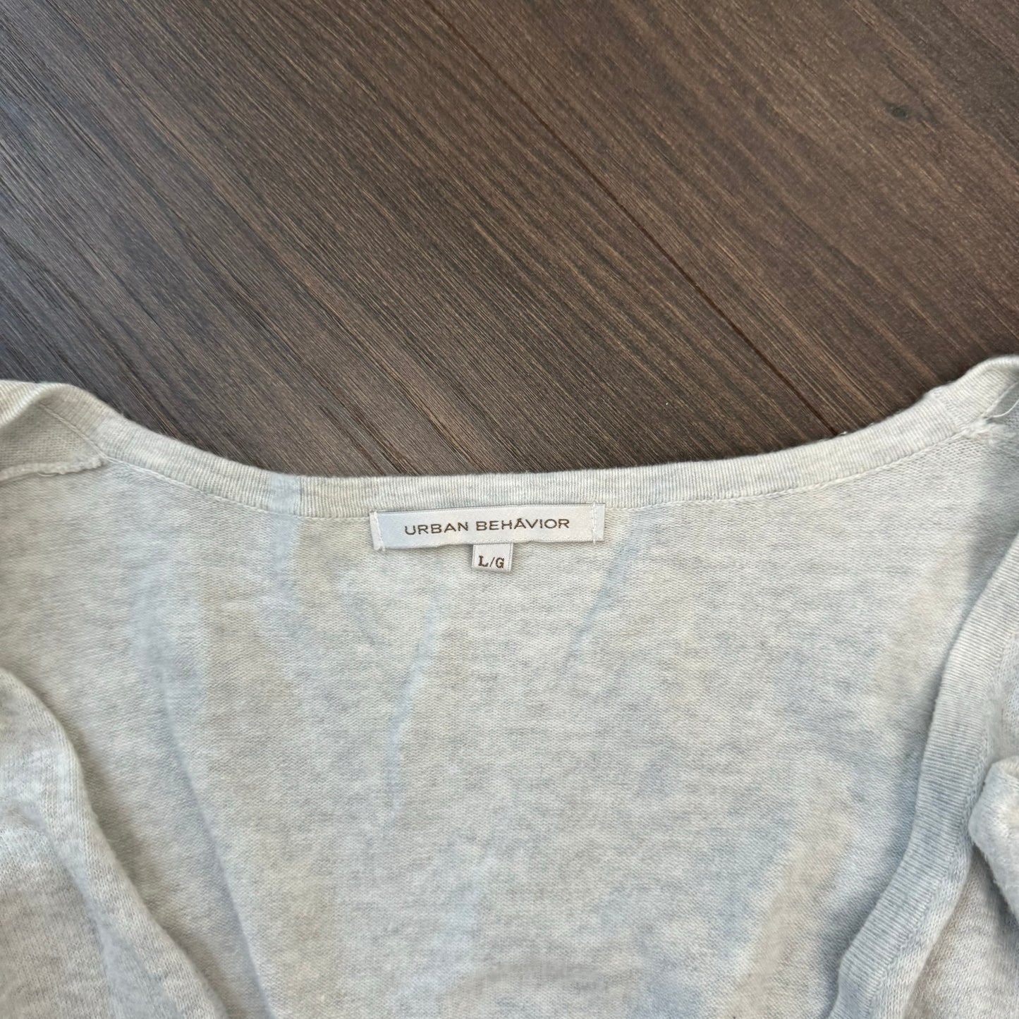 Heather Grey Fitted Button Up Cardigan