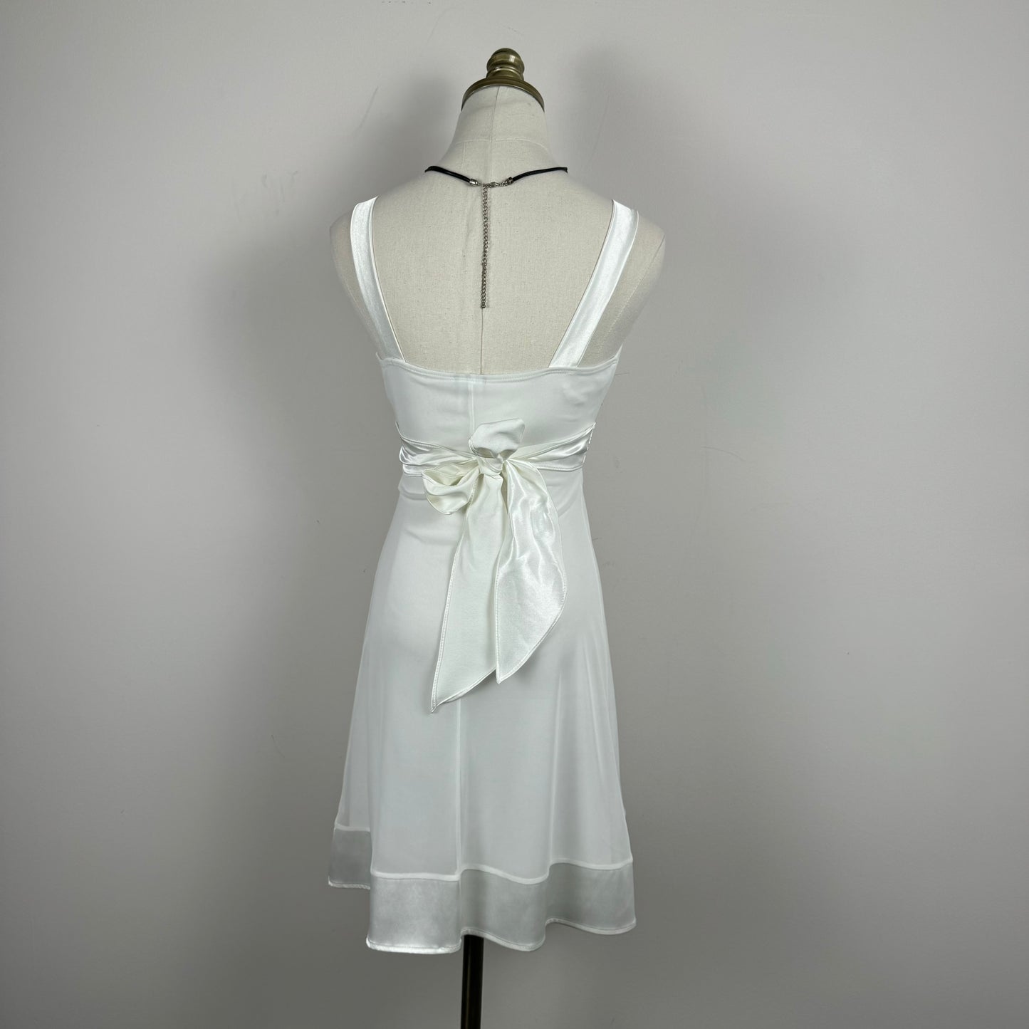 White Babydoll Mini Dress