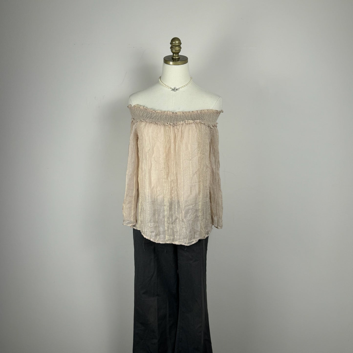 Off The Shoulder Boho Flowy Top