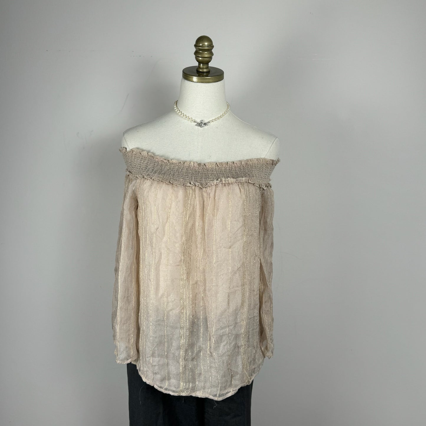 Off The Shoulder Boho Flowy Top