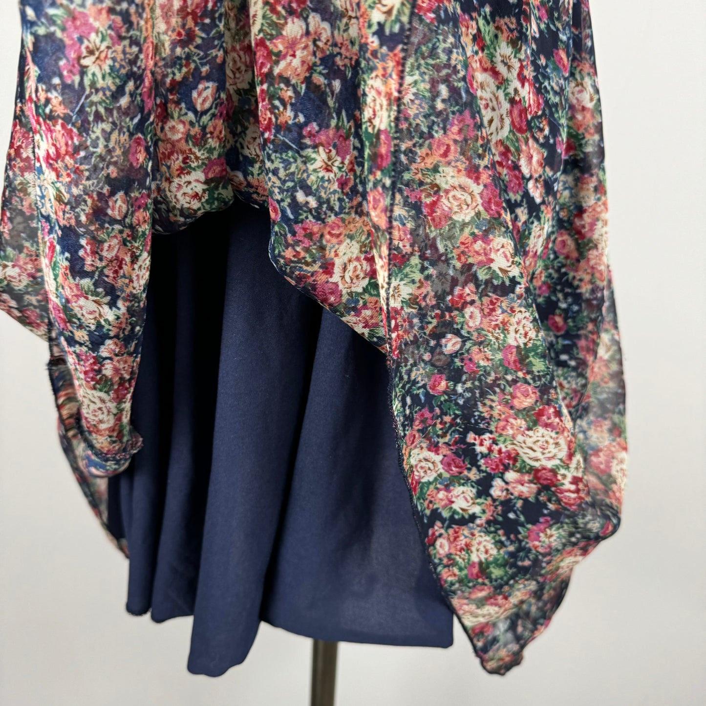 Floral Print Babydoll Mini Dress