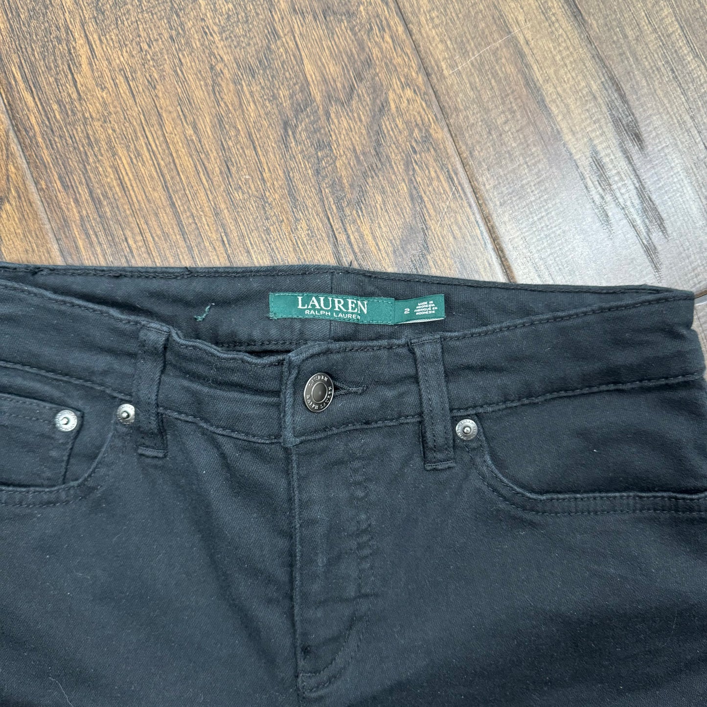 Ralph Lauren Black Slim Straight Jeans