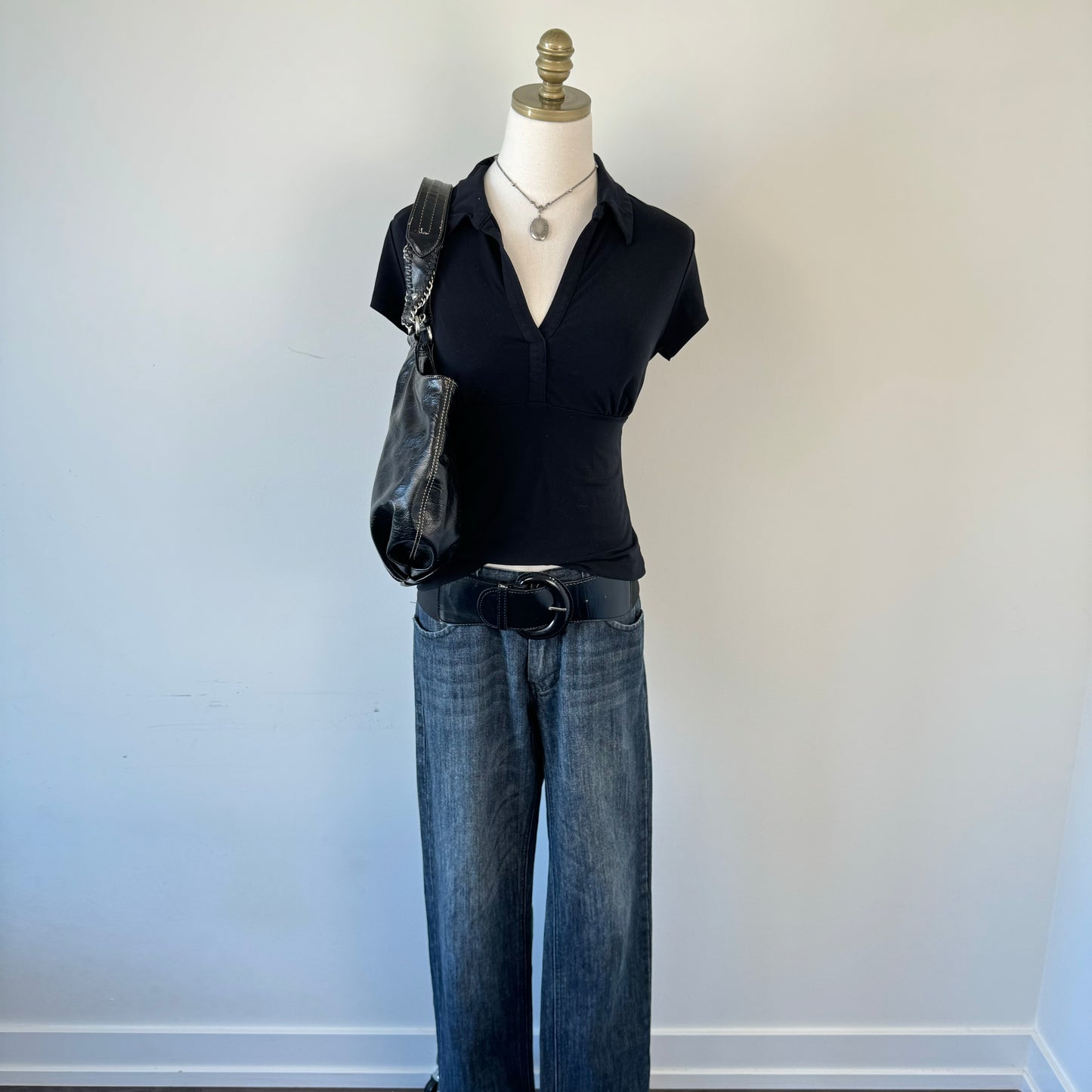 DKNY Dark Wash Straight Leg Jeans