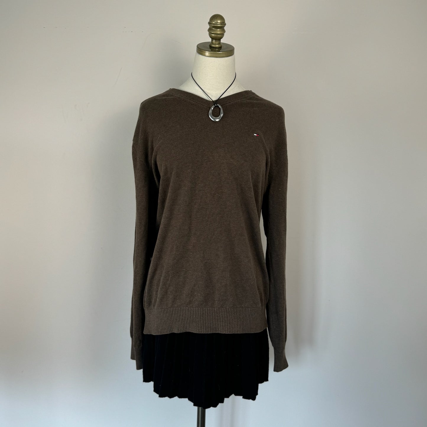 Tommy Brown Oversized Sweater