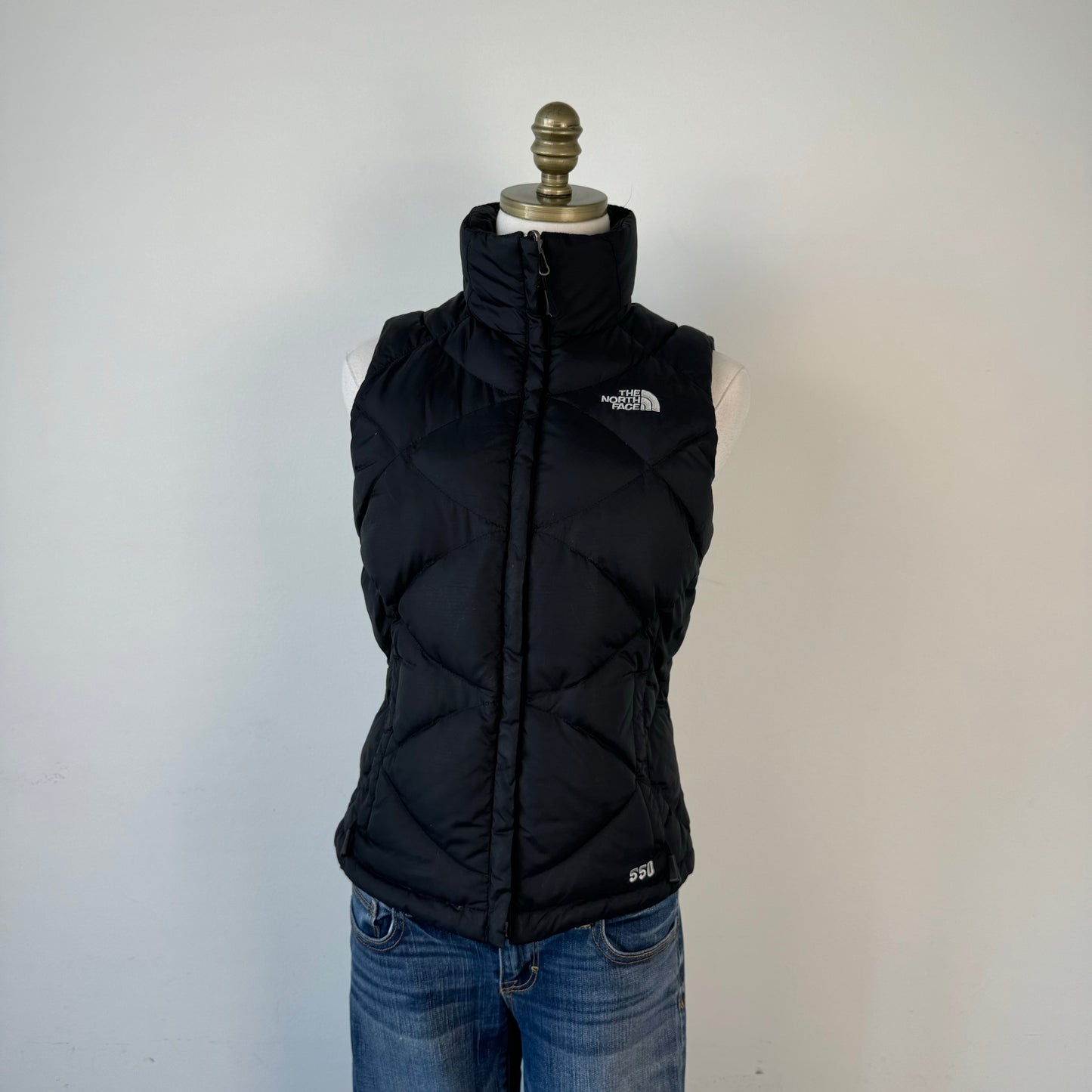 North Face Puffer Zip Up Vest