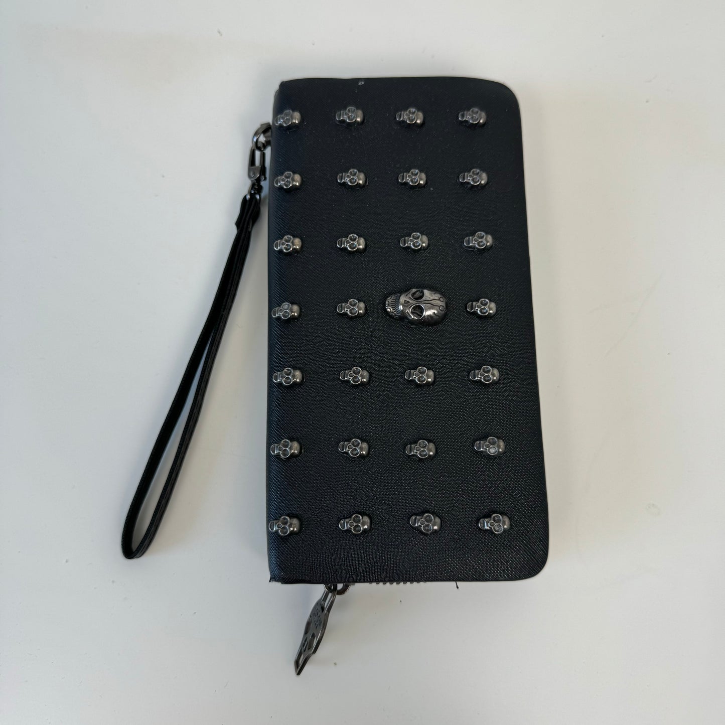 Thomas Wylde Skull Leather Wallet
