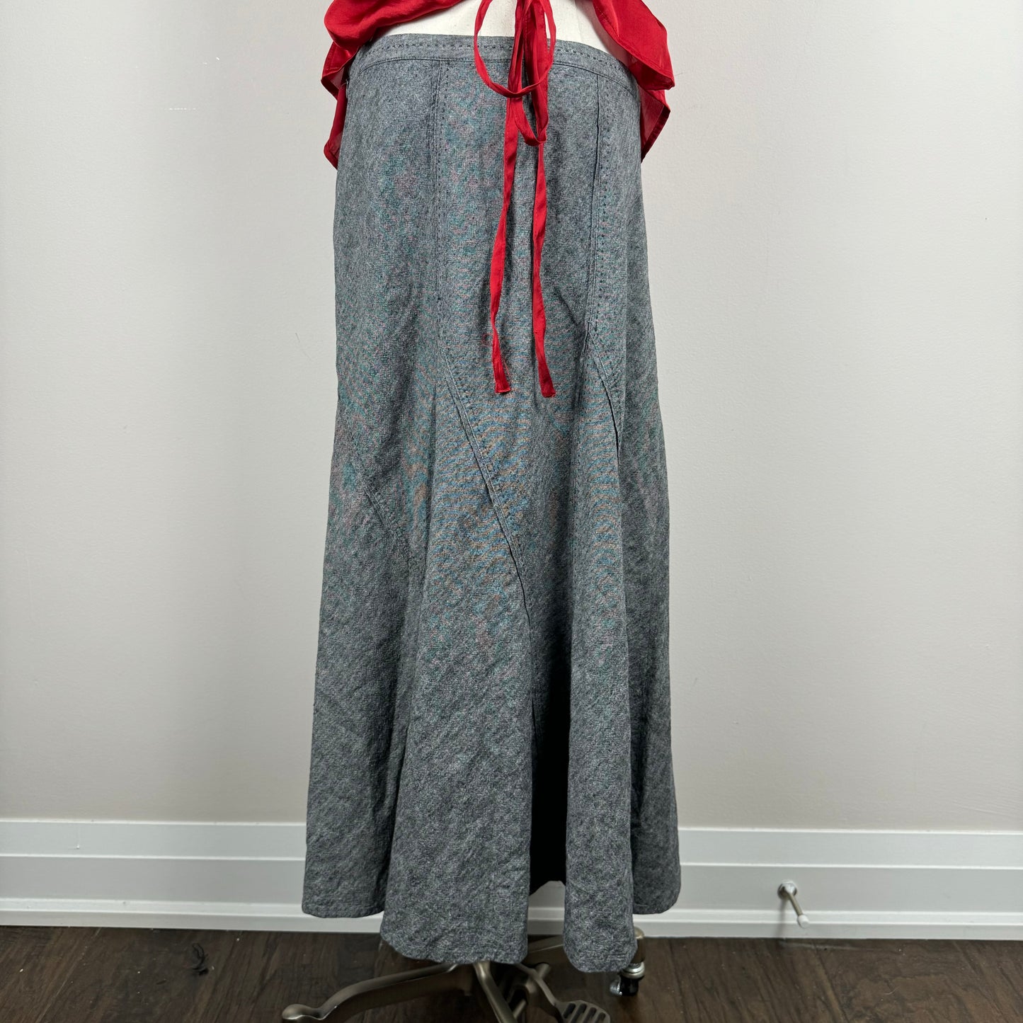 Grey Maxi Skirt