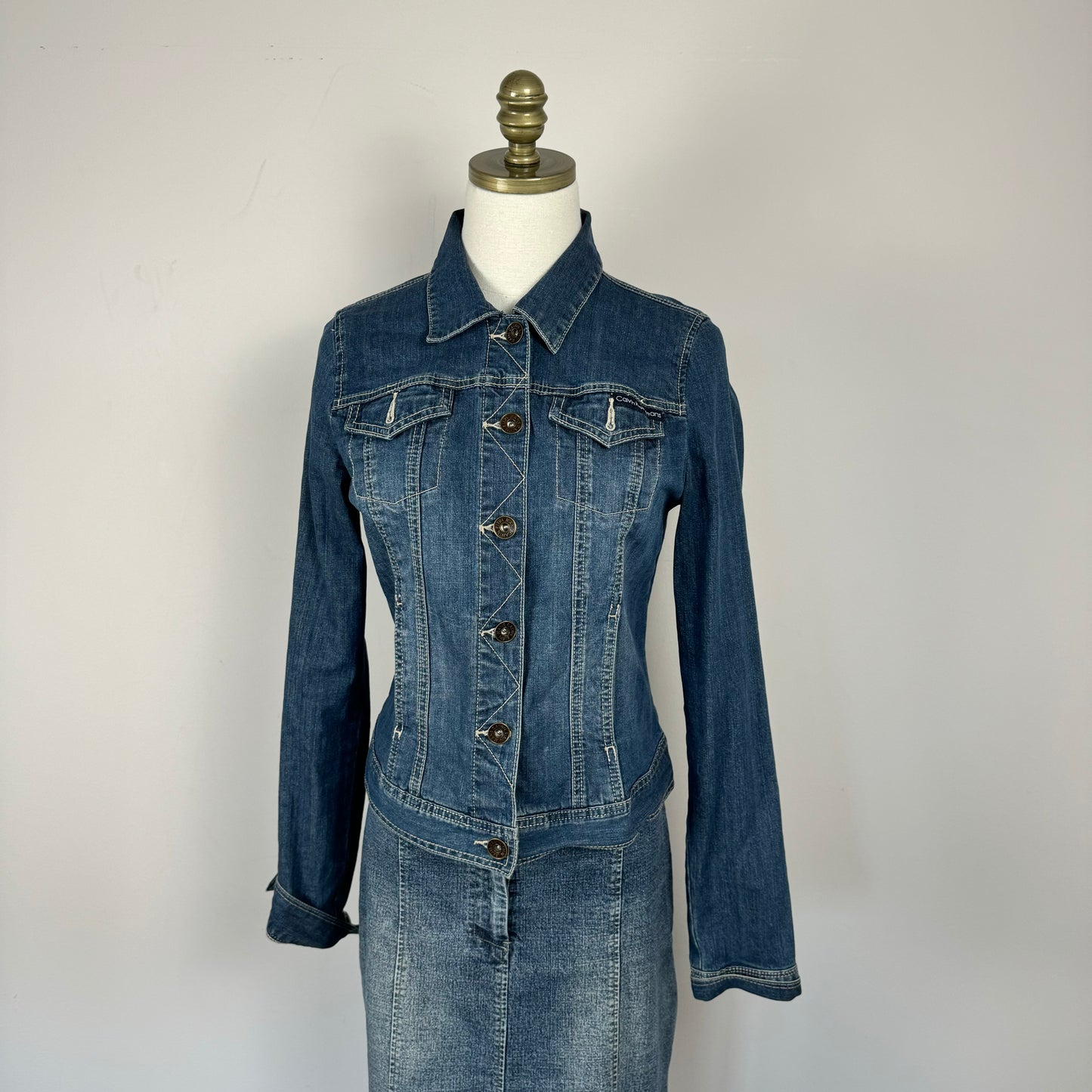 Calvin Klein Fitted Denim Jacket