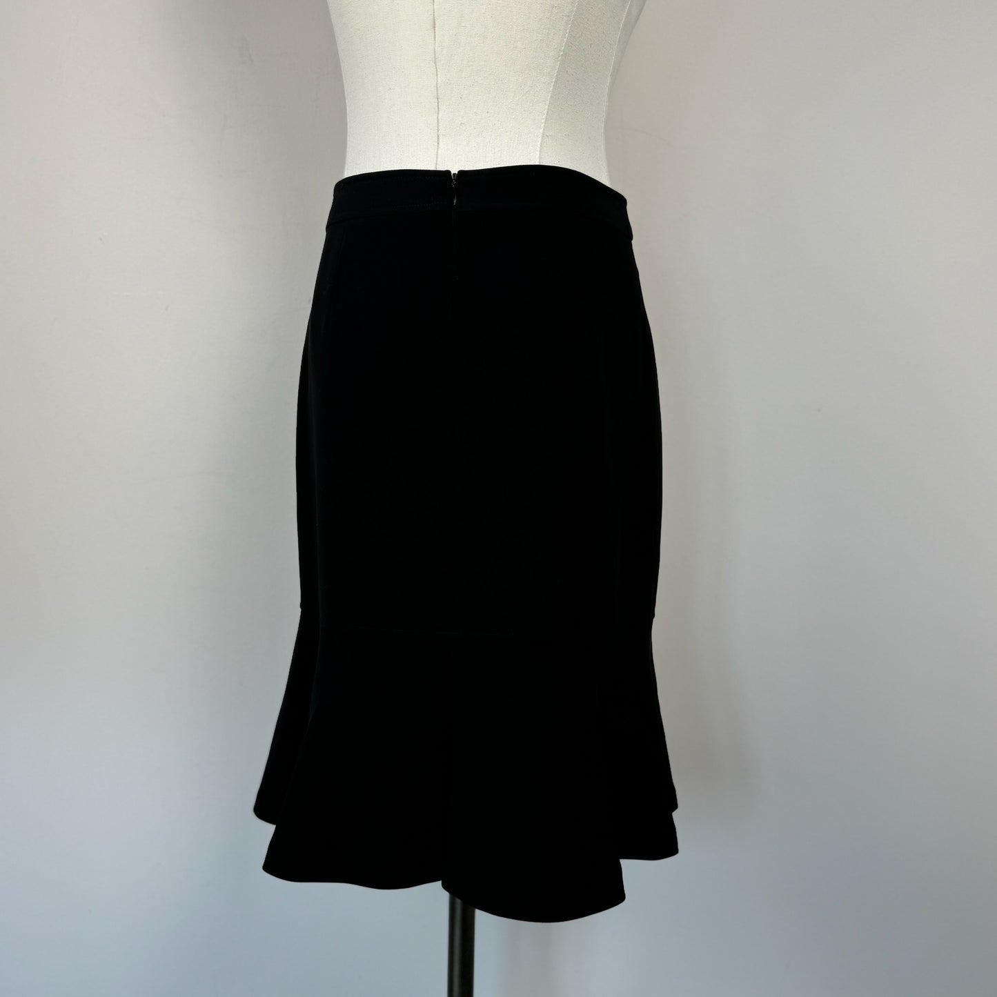 Vintage Black Midi Skirt