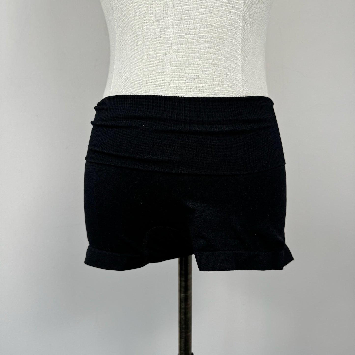 Black Micro Mini Shorts