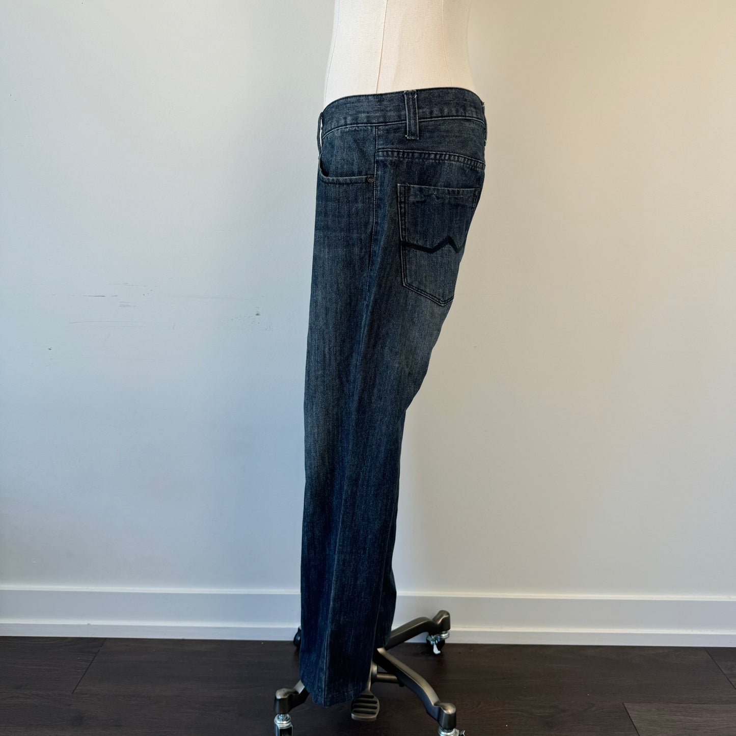 DKNY Dark Wash Straight Leg Jeans