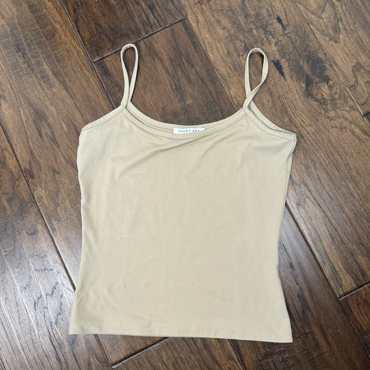 Vintage Slinky Beige Tank Top
