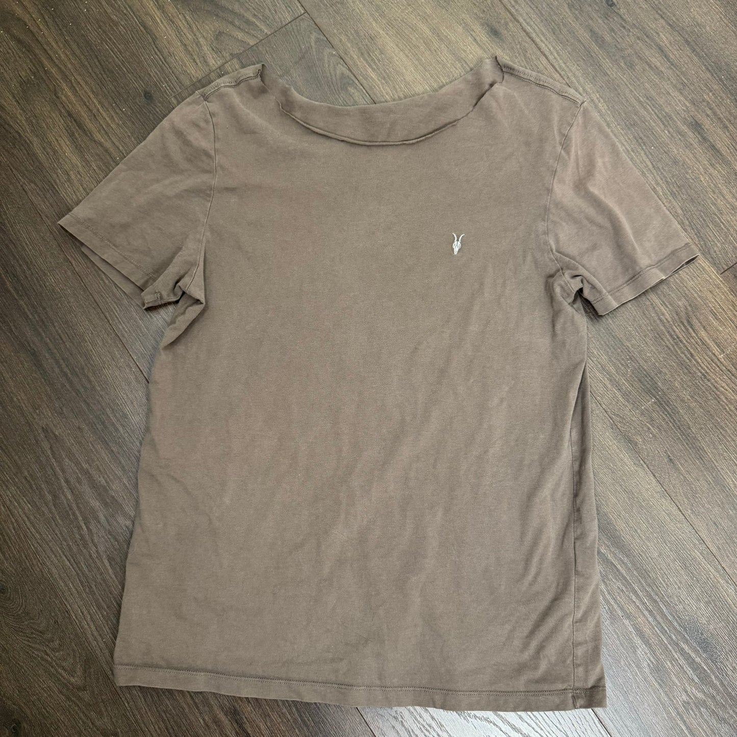 ALLSAINTS Brown Off Shoulder Top