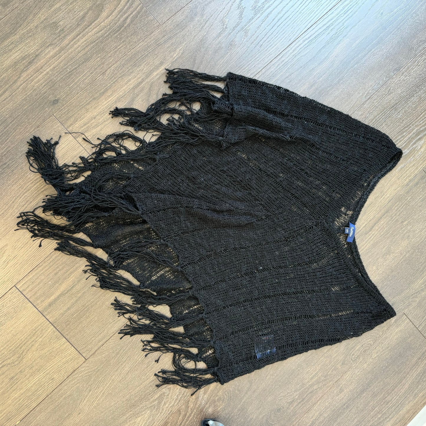 Vintage Crochet Knit Poncho