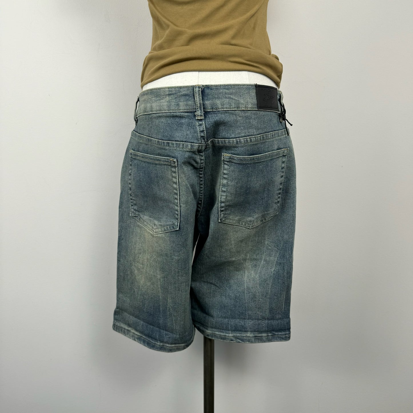 Vintage Faded Denim Jorts