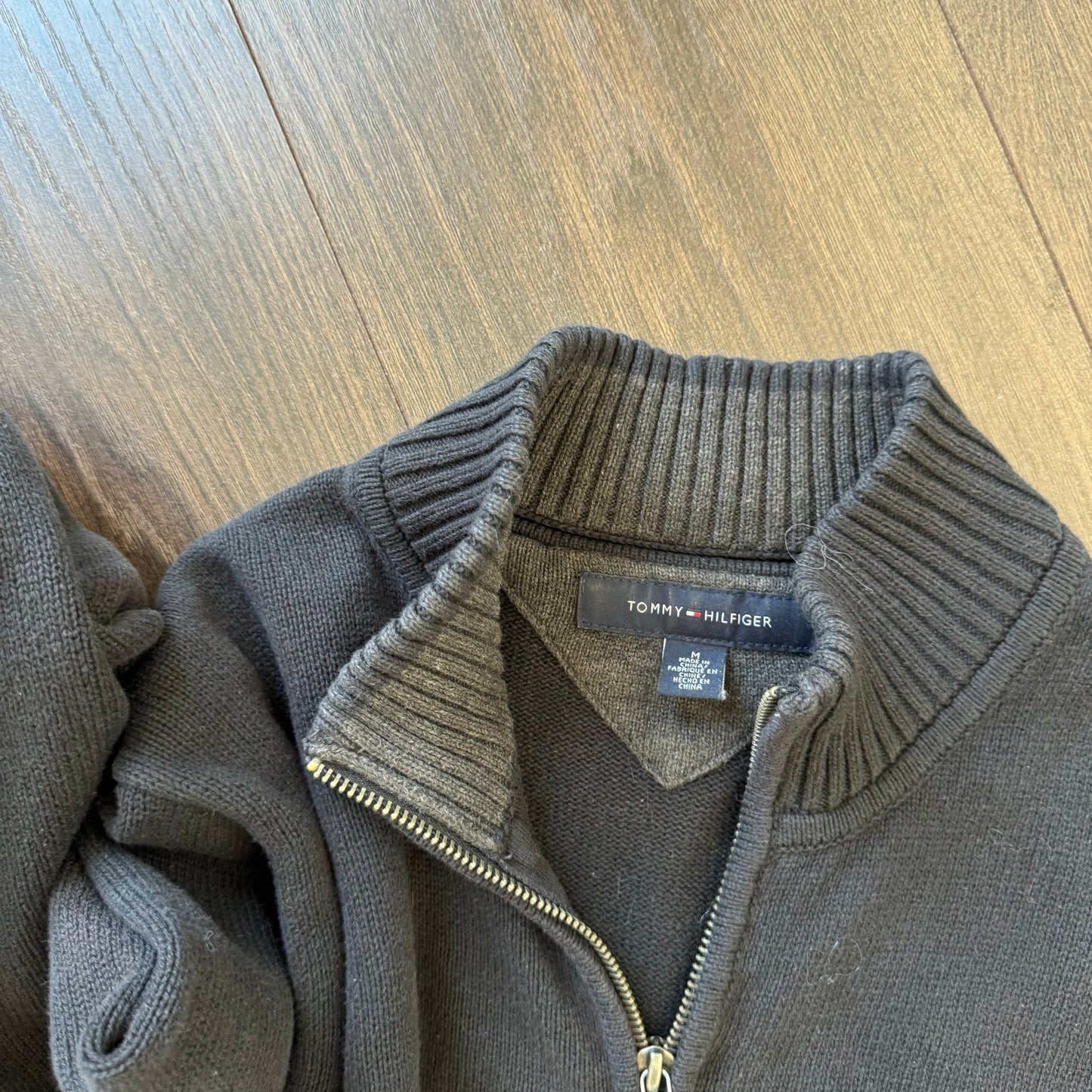 Tommy Double Zip Knit Sweater