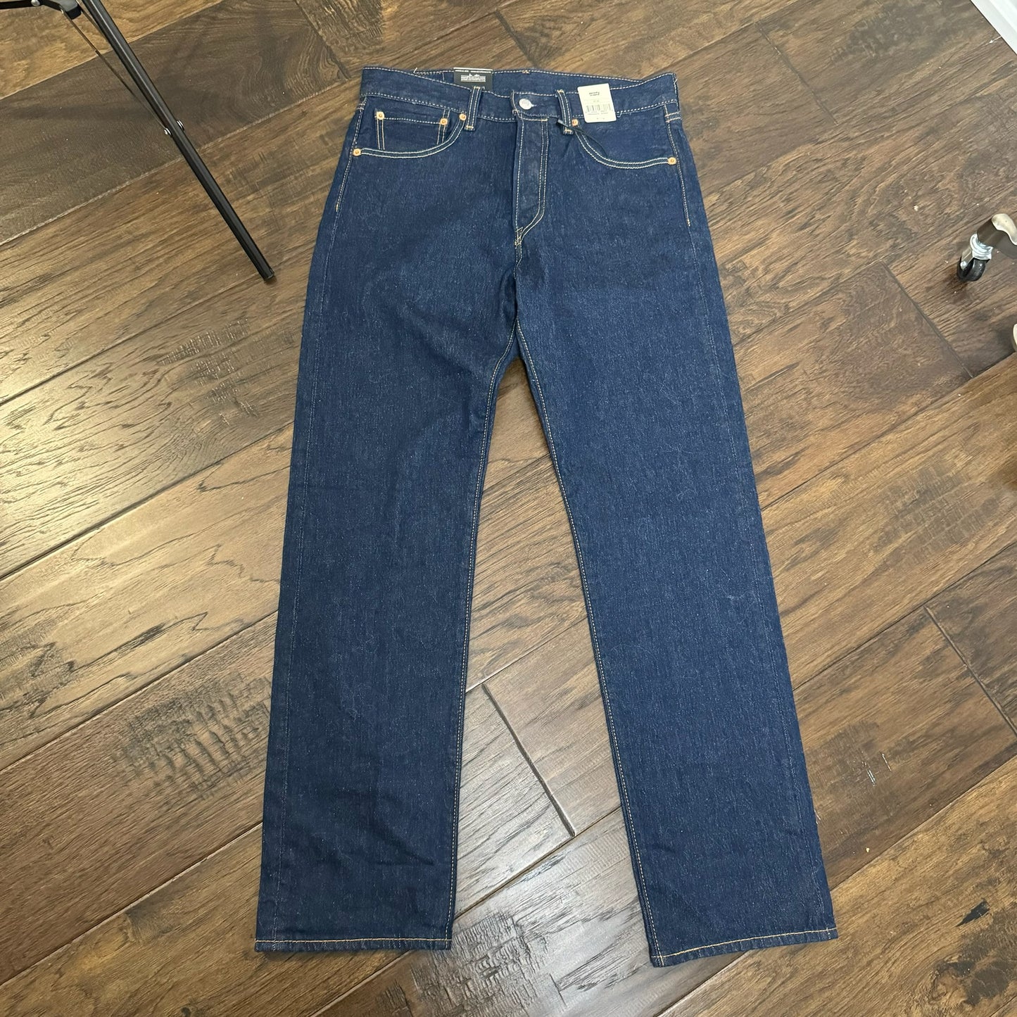 Levi's Dark Wash Straight Leg Jeans