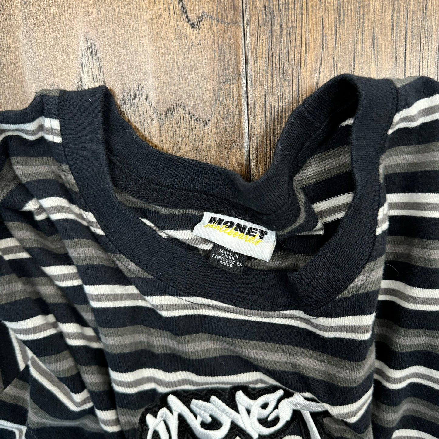 Oversized Striped Long Sleeve Shirt