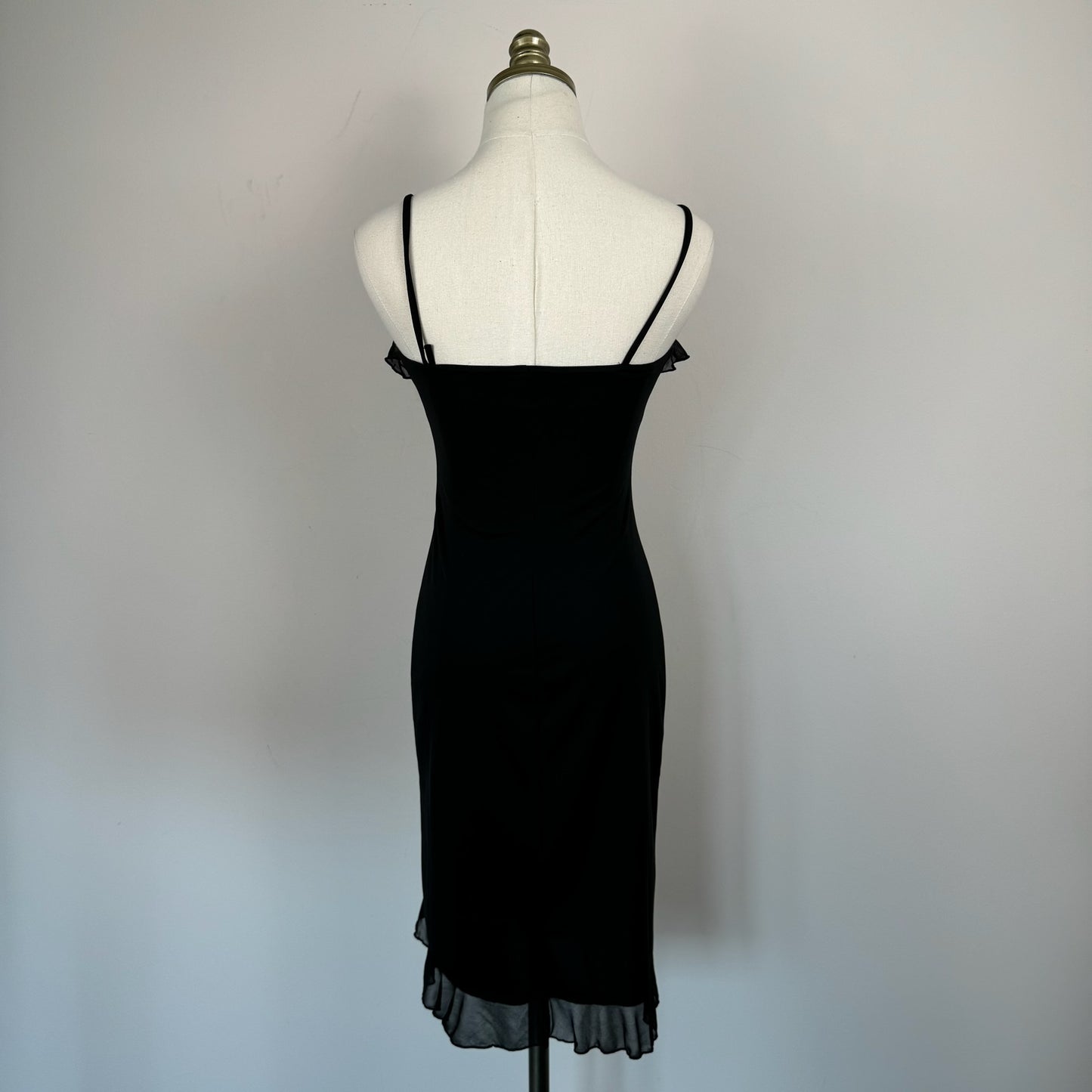 Vintage Charlotte Russe Ruffled Midi Dress