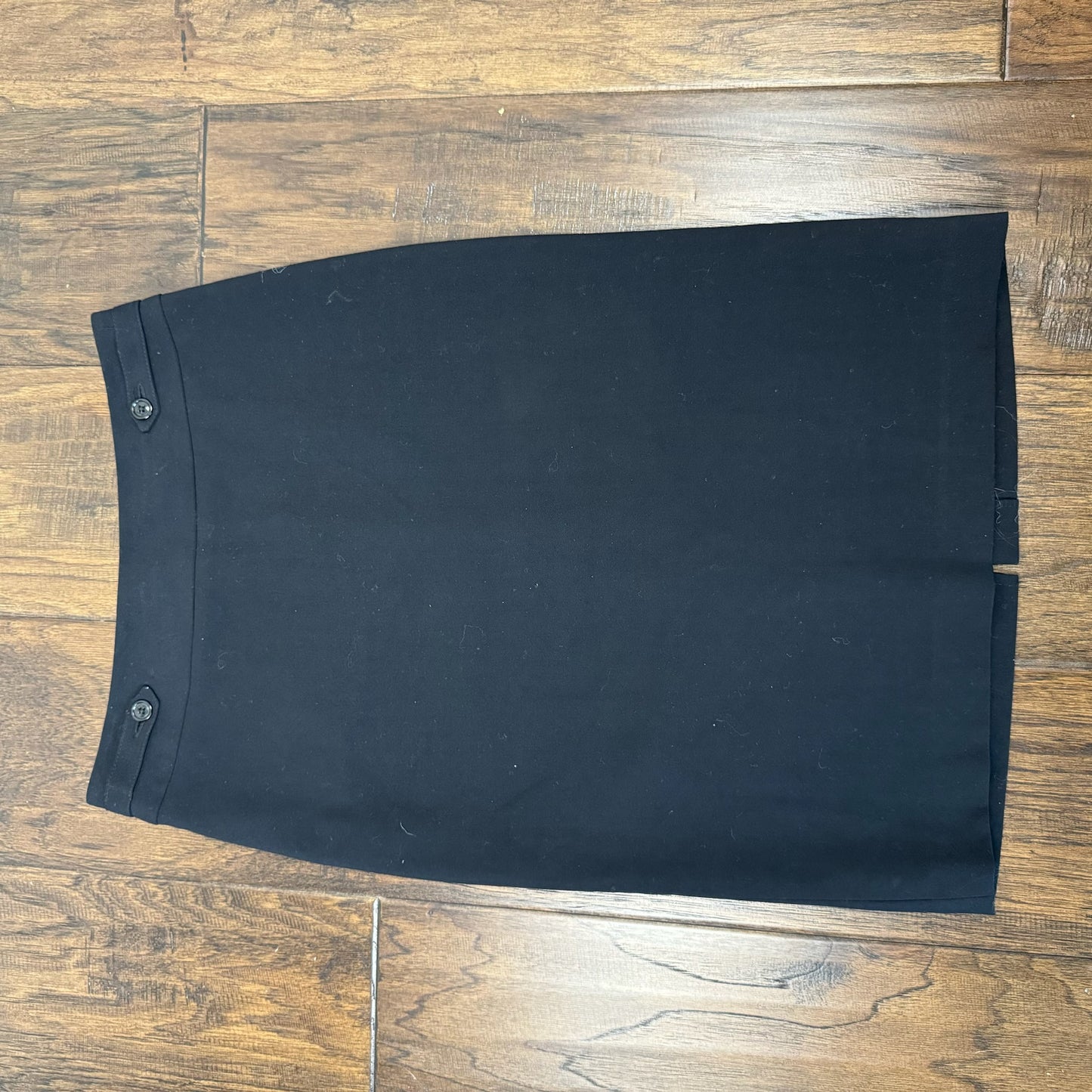 Black Pencil Midi Skirt