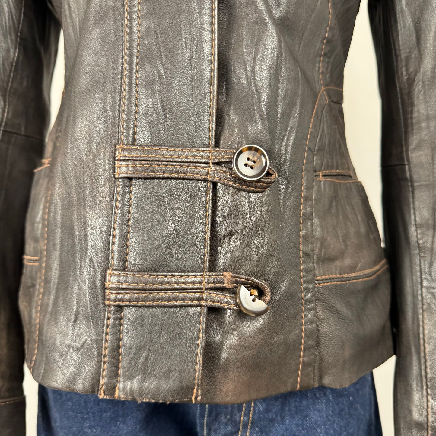 Vintage Danier Brown Leather Jacket