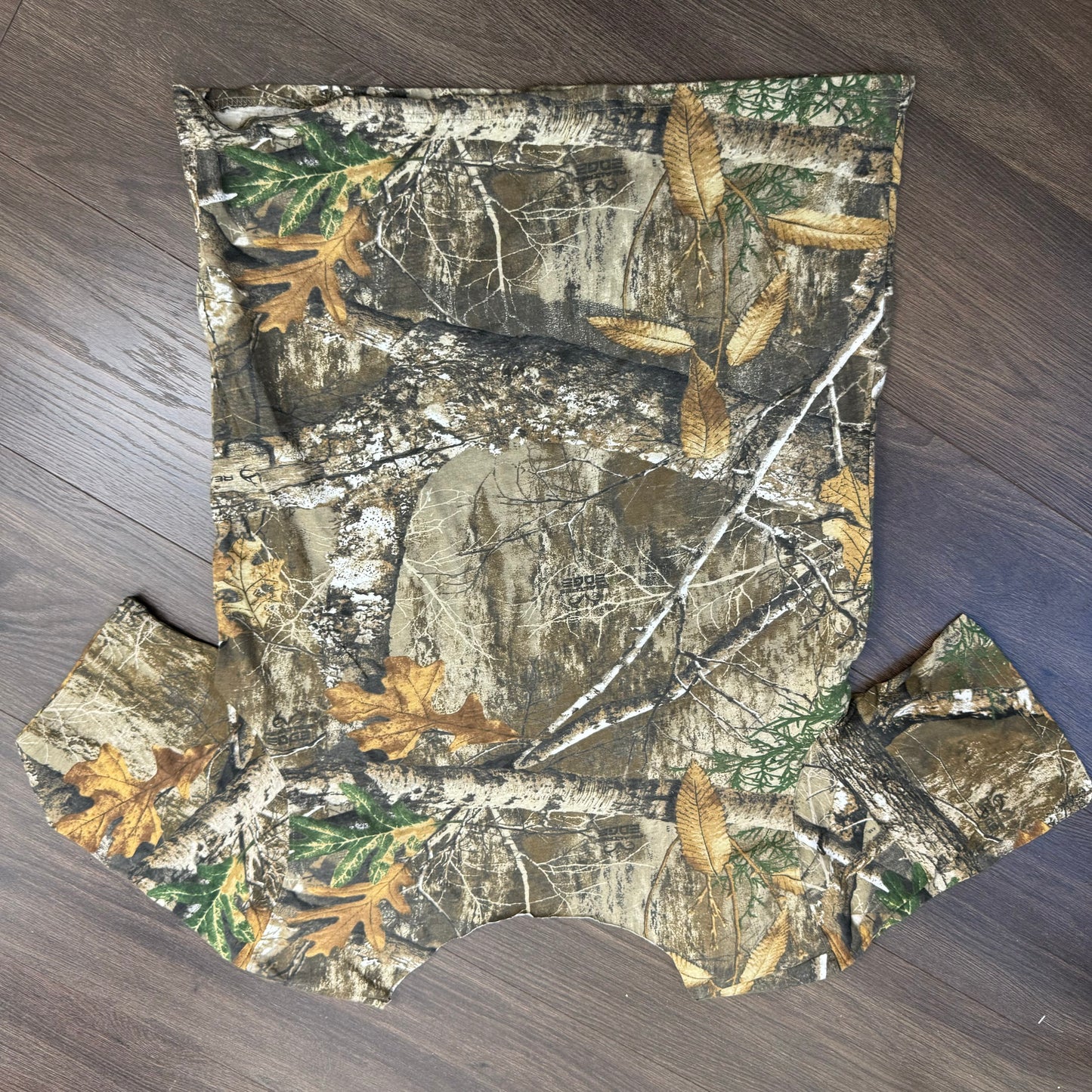 Real Tree Off Shoulder Oversized Top