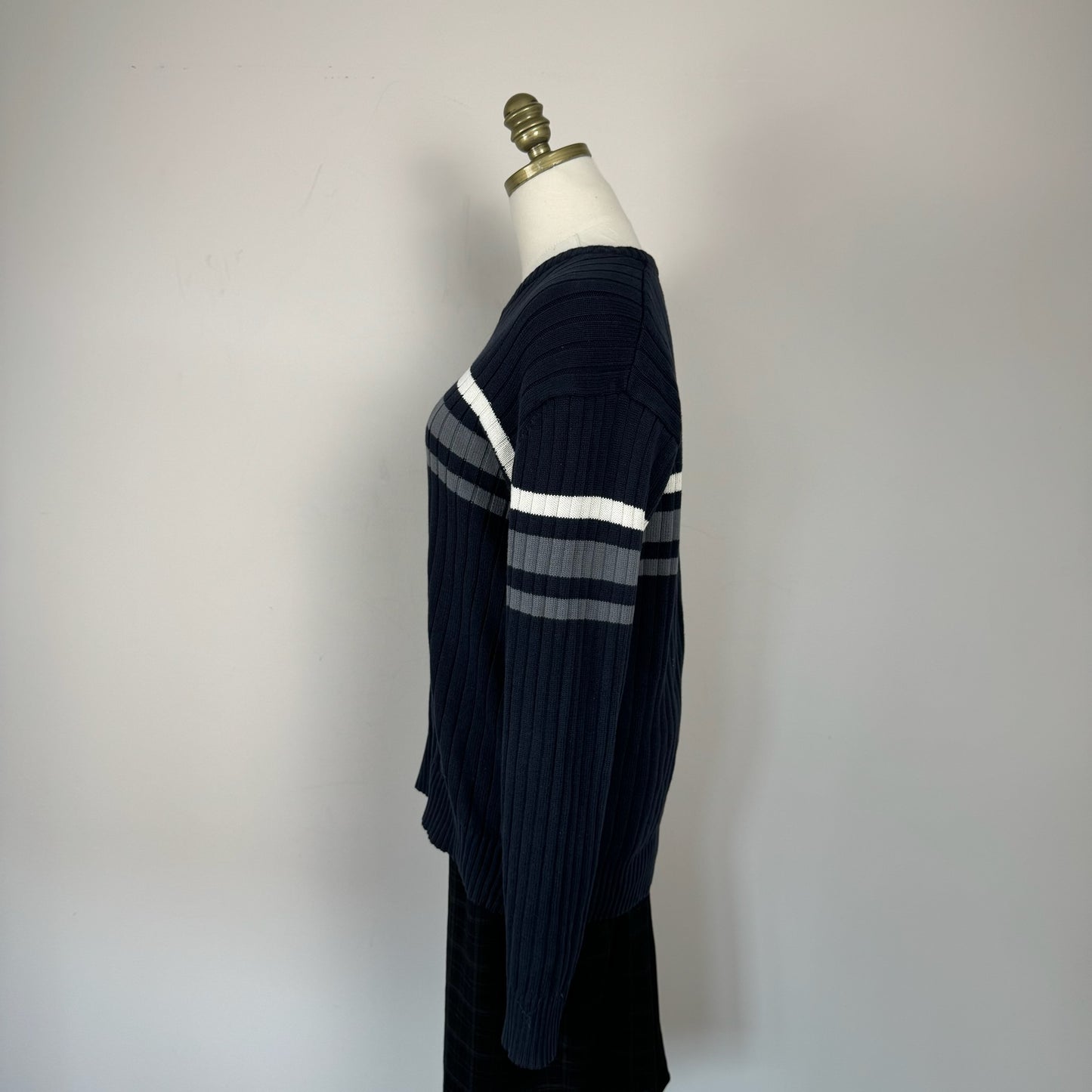 Vintage Navy Retro Sweater