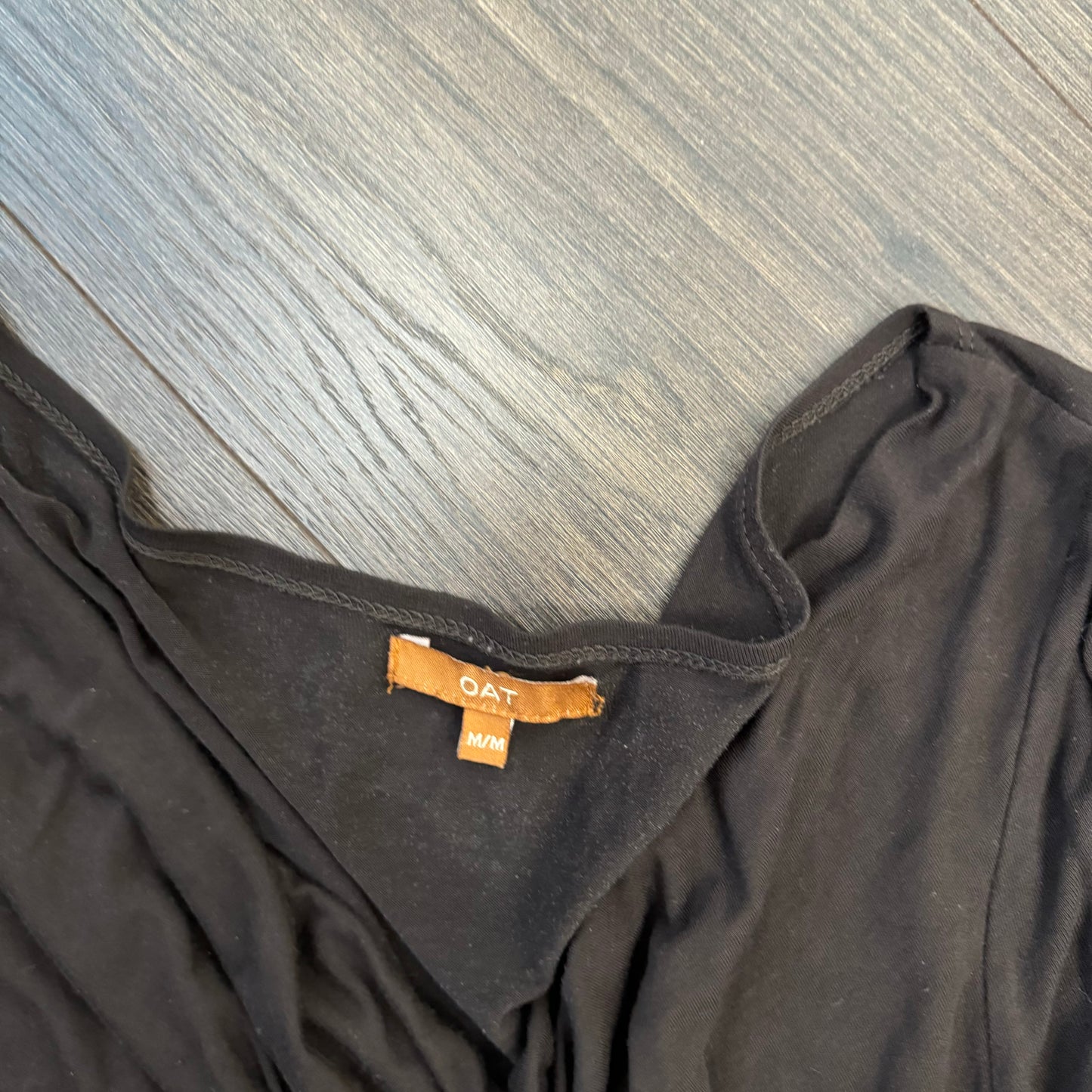 Off Shoulder / Cowl Neck Brown Long Sleeve Top