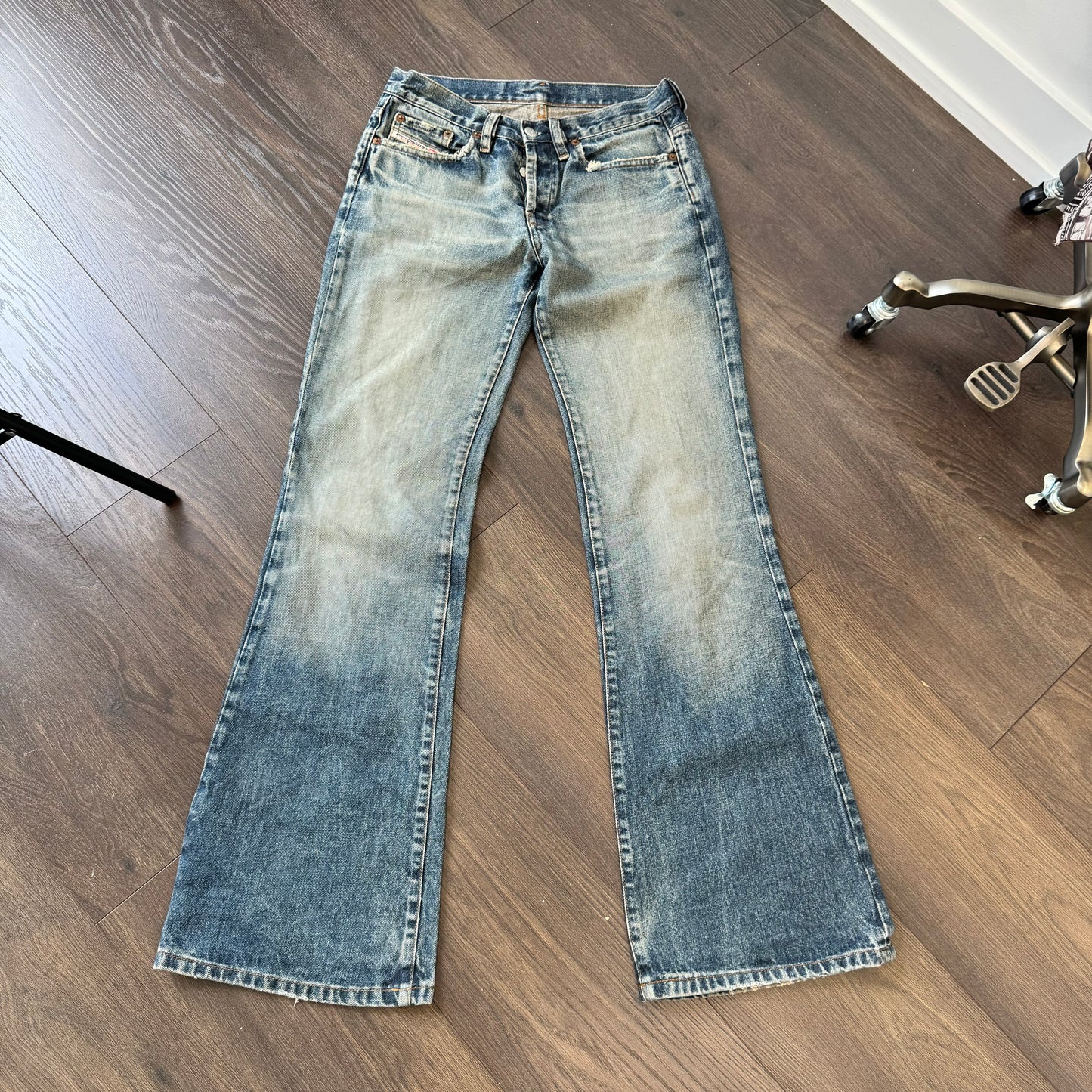 Diesel Faded Bootcut Jeans