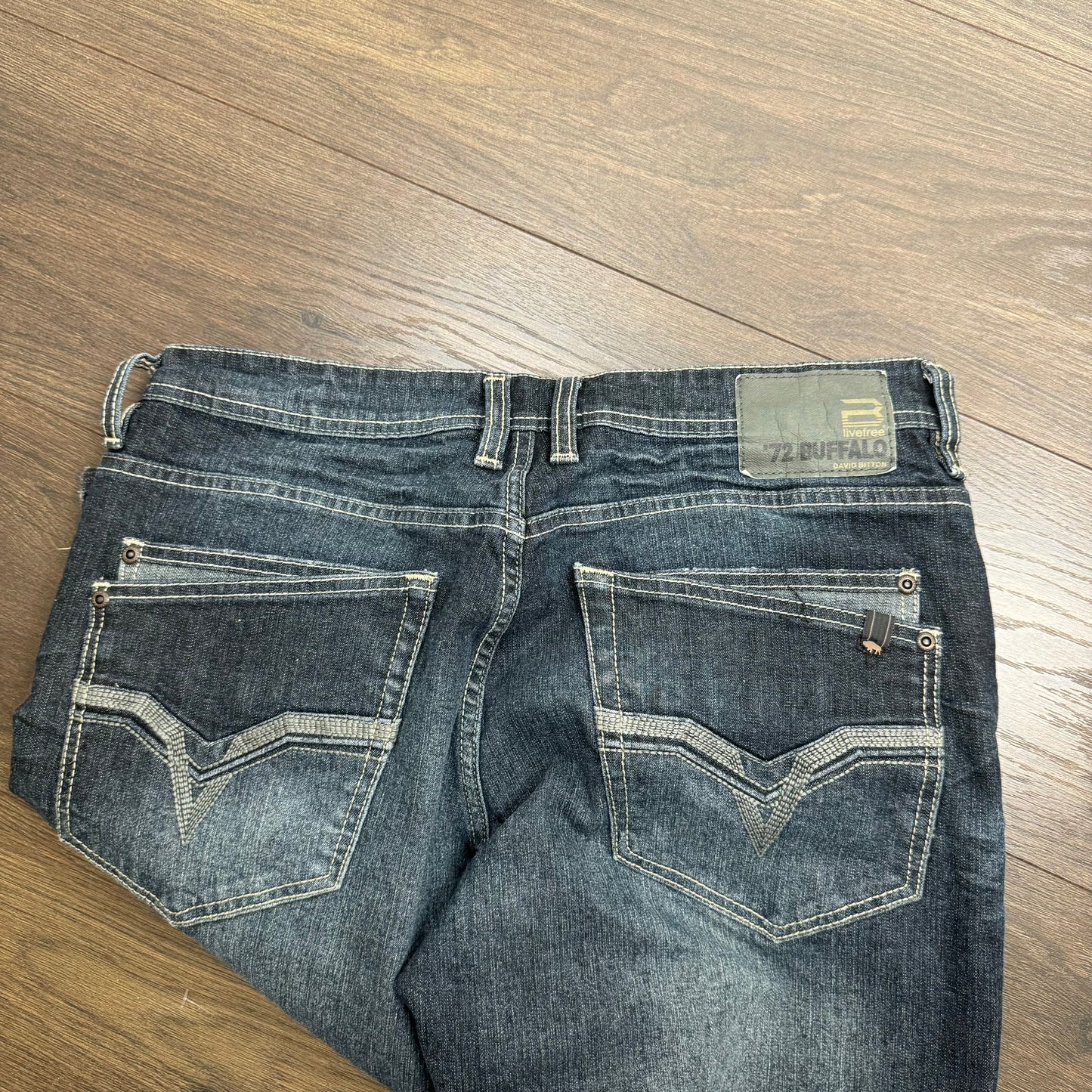 Buffalo Faded Straight Cut Jeans