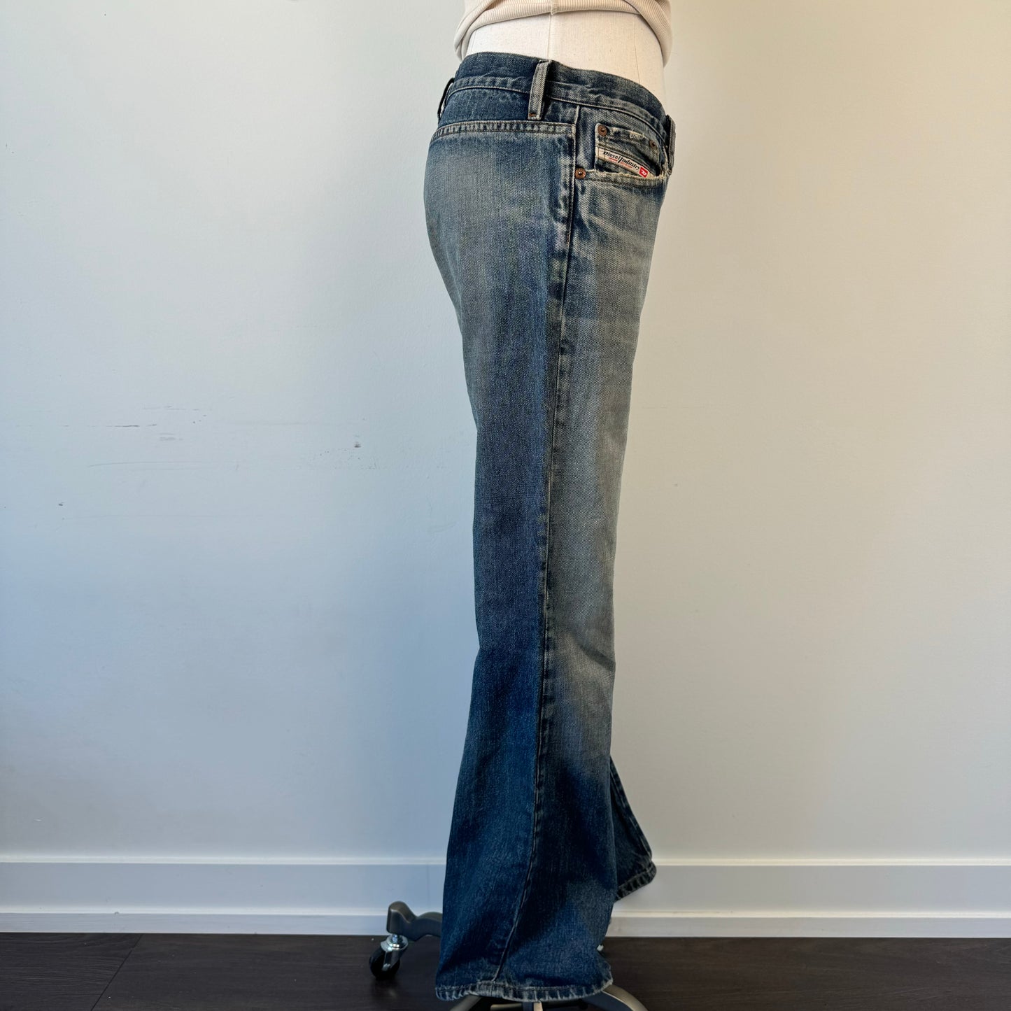 Diesel Faded Bootcut Jeans