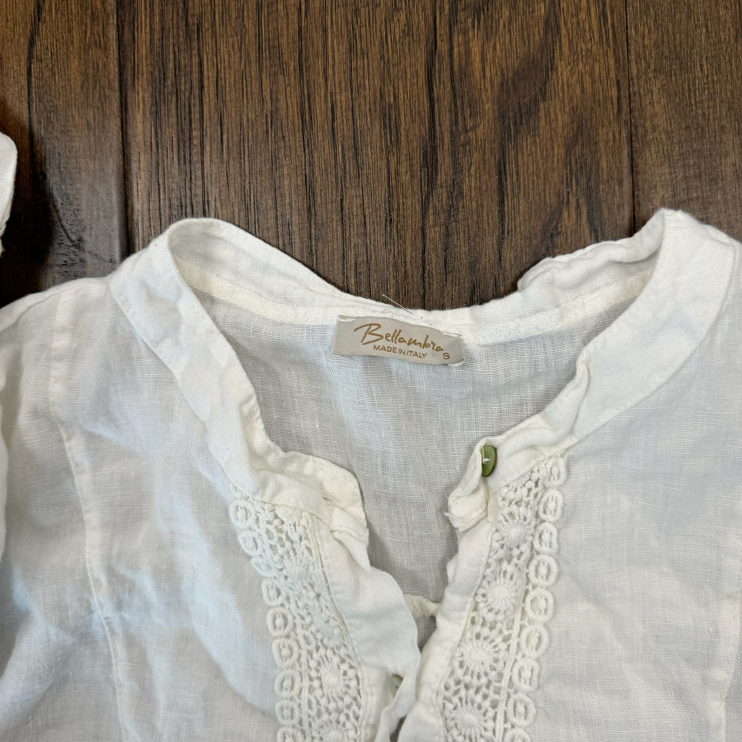 Boho Linen White Euro Summer Top