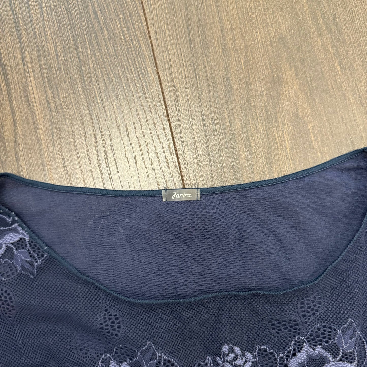 Micro Mesh Lace Long Sleeve Top