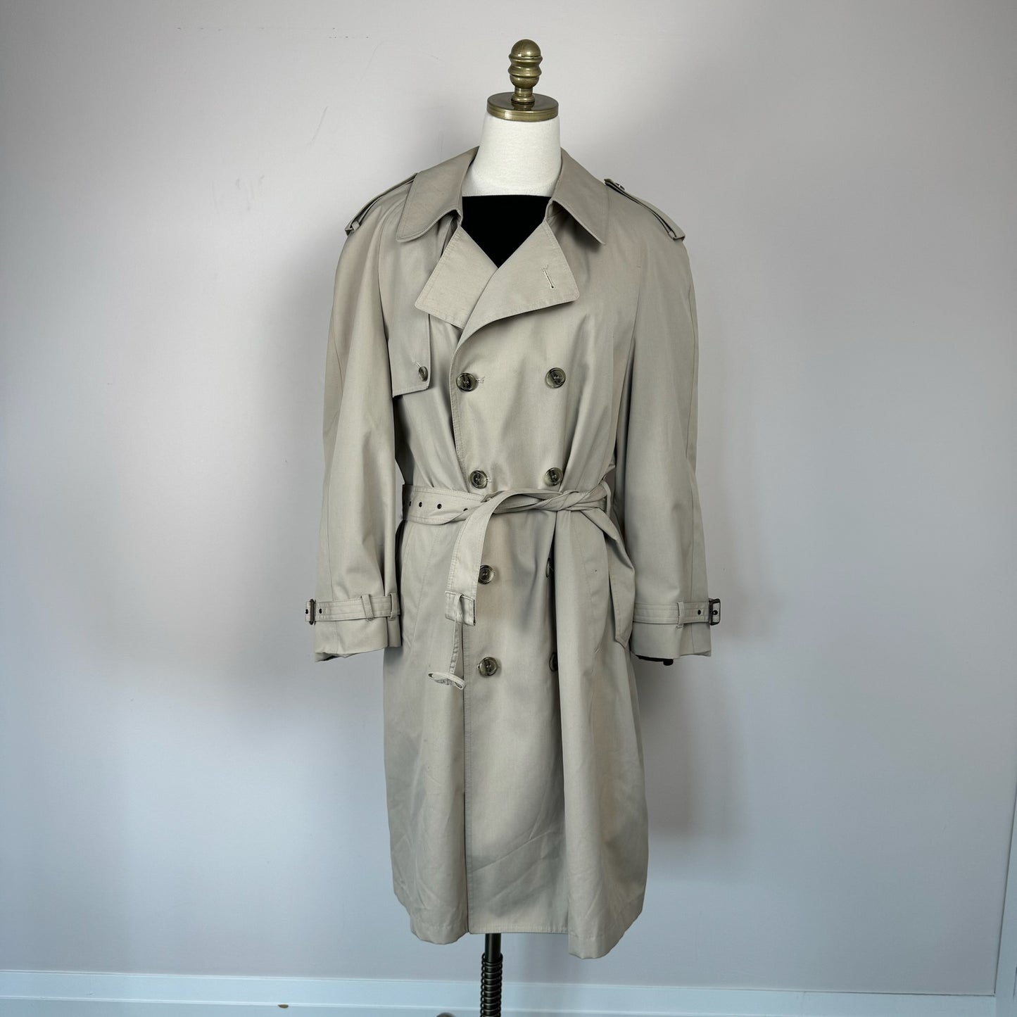 Vintage Beige Trench Coat
