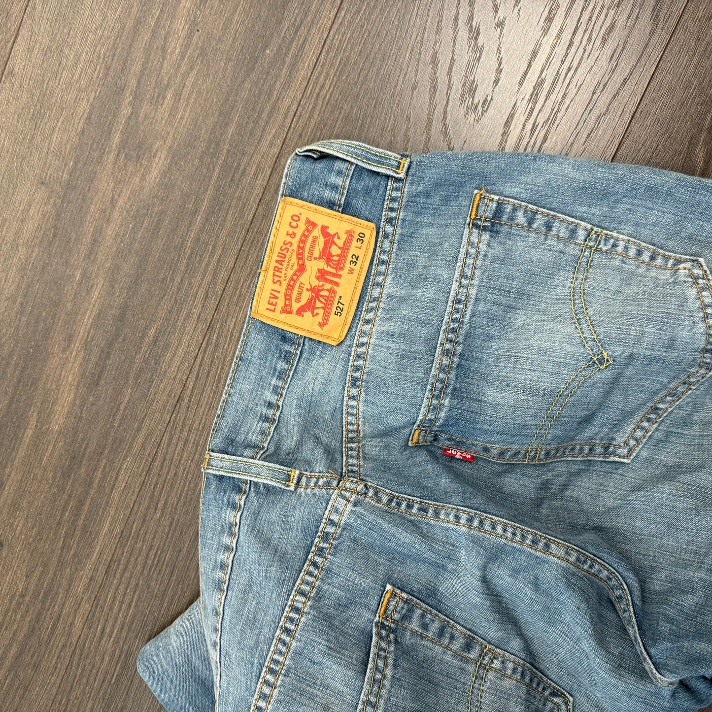 Levi's 527 Low Rise Straight Cut Jeans