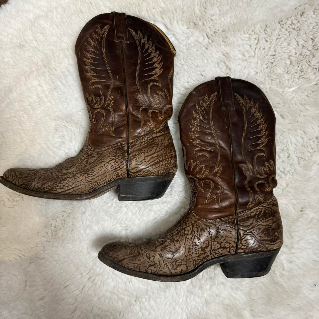Vintage Boulet Cowboy Boots