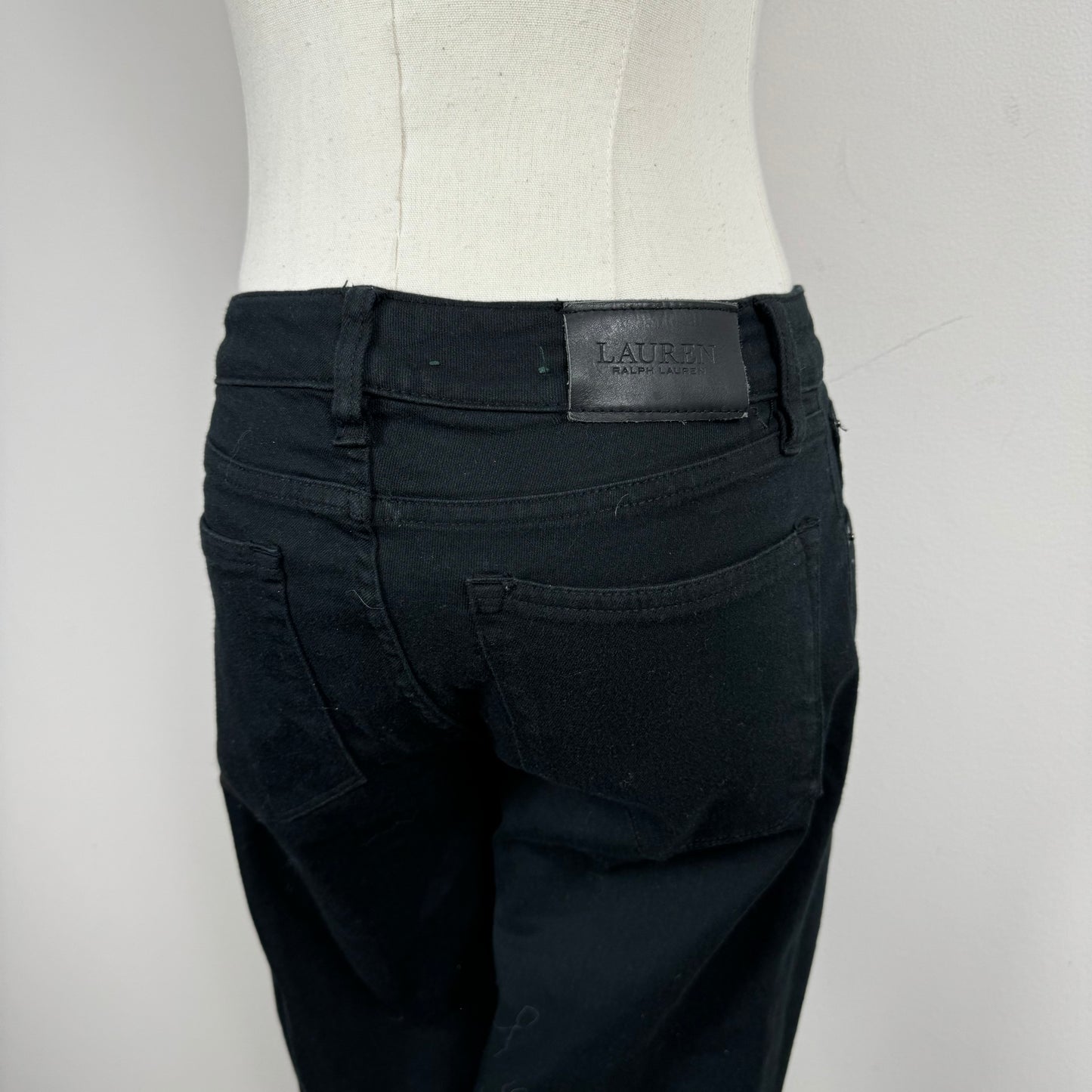Ralph Lauren Black Slim Straight Jeans