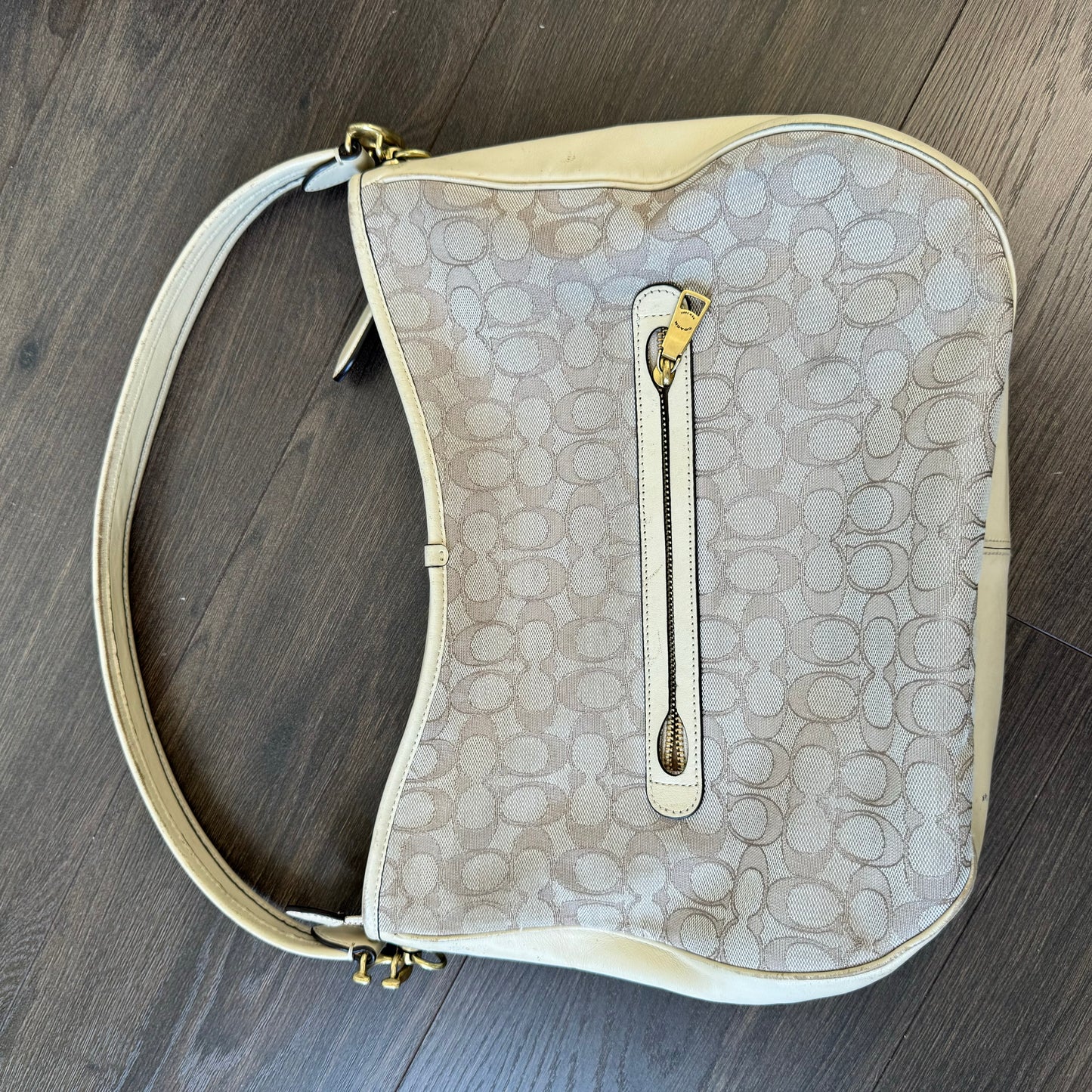Coach Cream Shoulder Bag