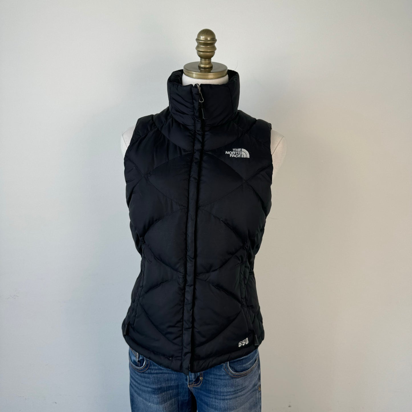 North Face Puffer Zip Up Vest