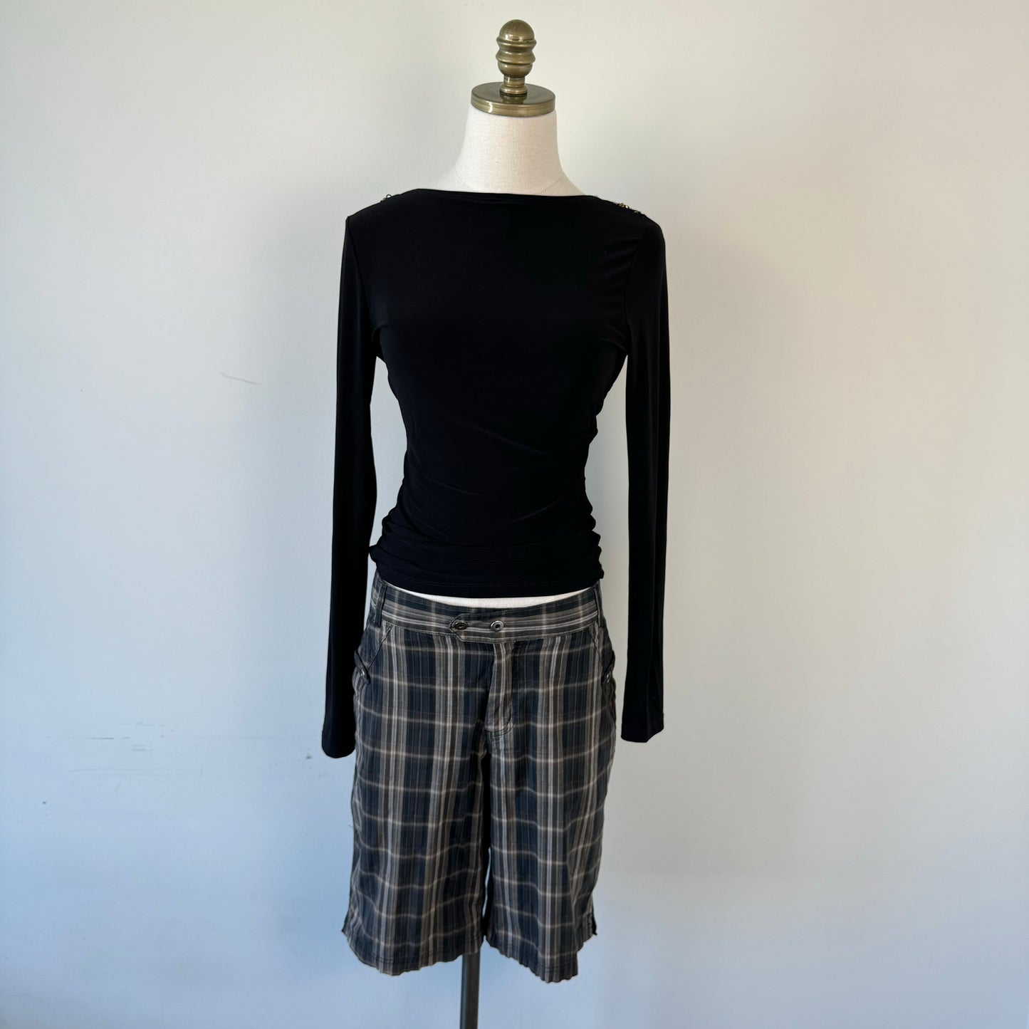Columbia Brown Plaid Bermuda Shorts