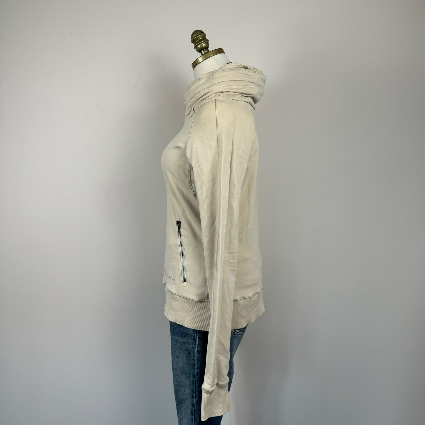 Parasuco Beige Double Zip Sweater