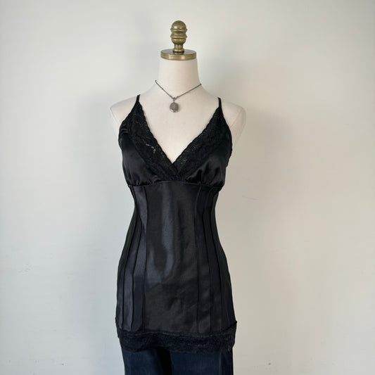 Vintage Babydoll Lace Trim Cami / Slip