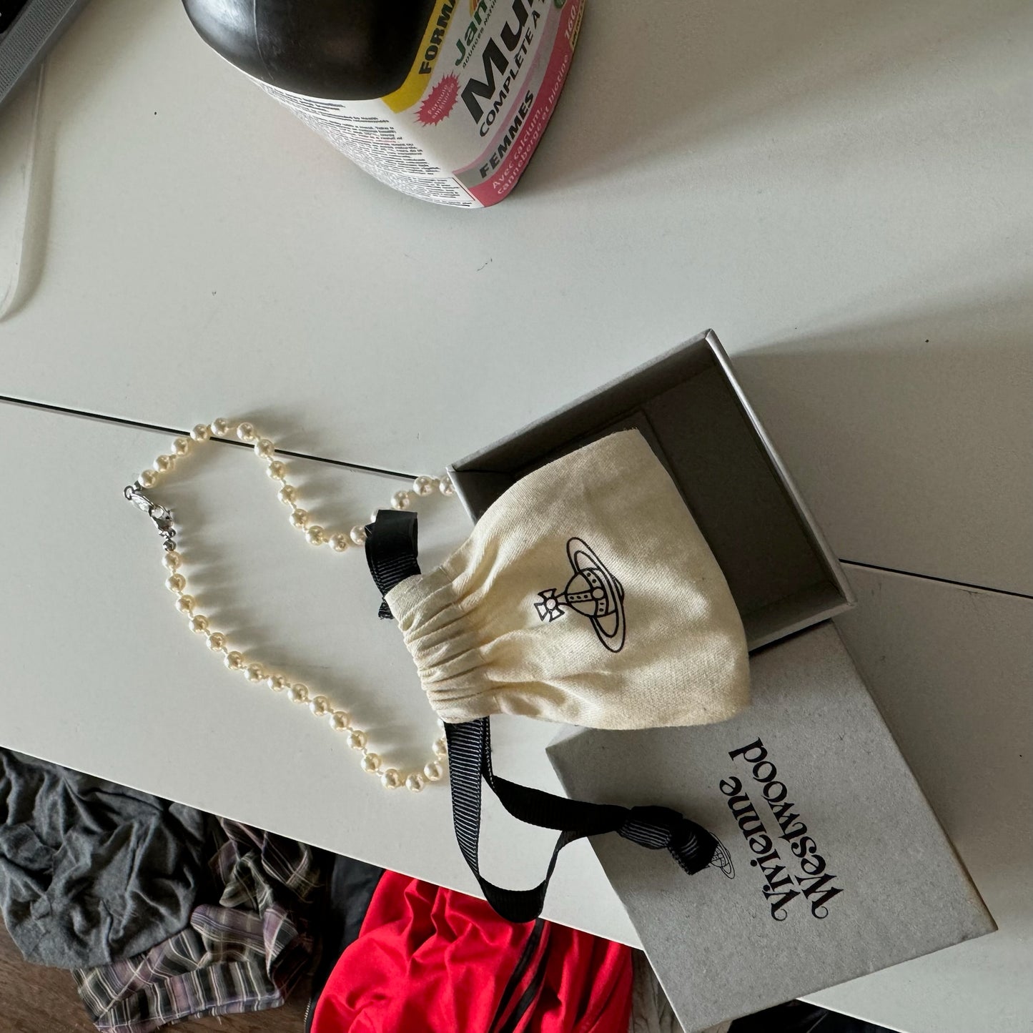 Vivienne Westwood Pearl Choker Necklace