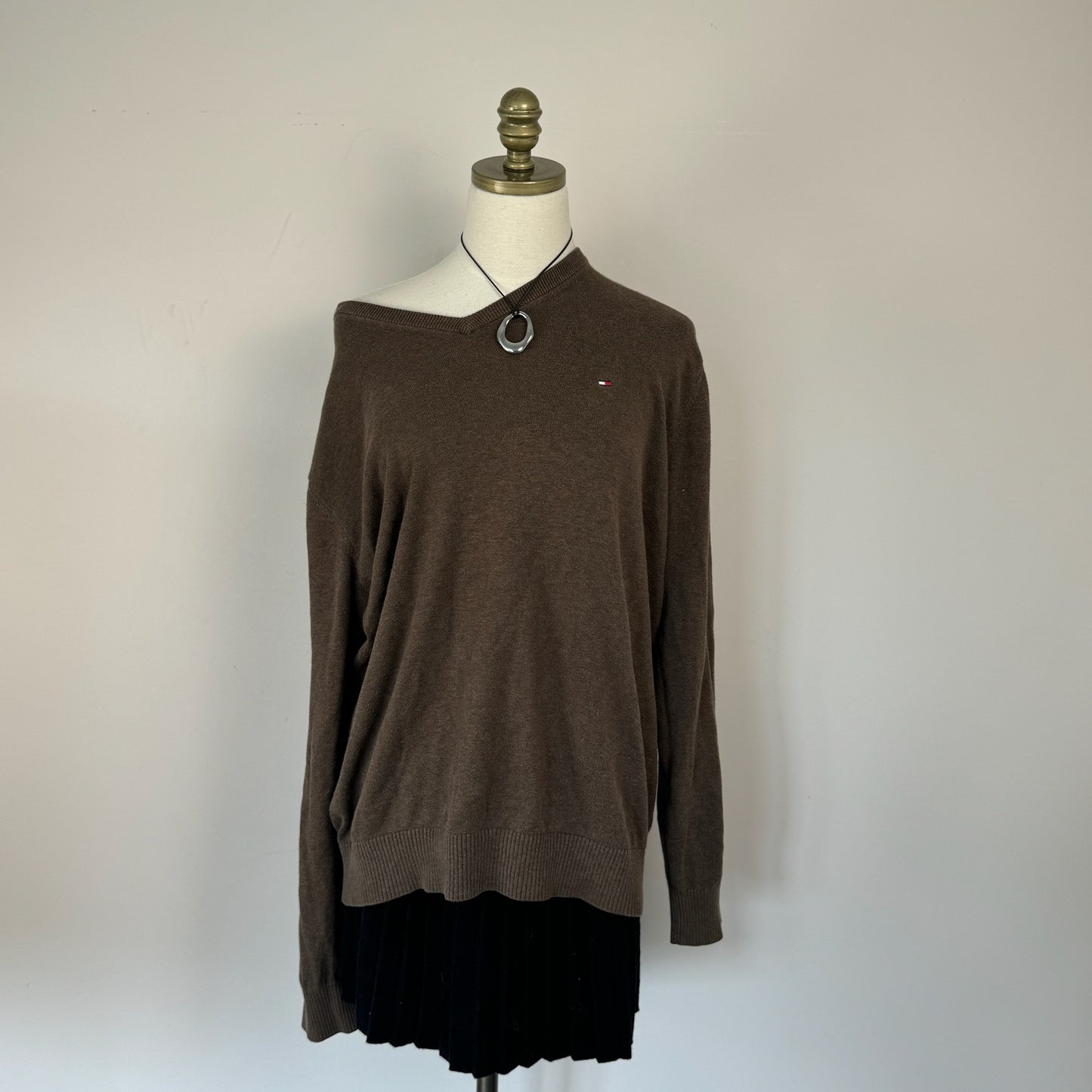 Tommy Brown Oversized Sweater