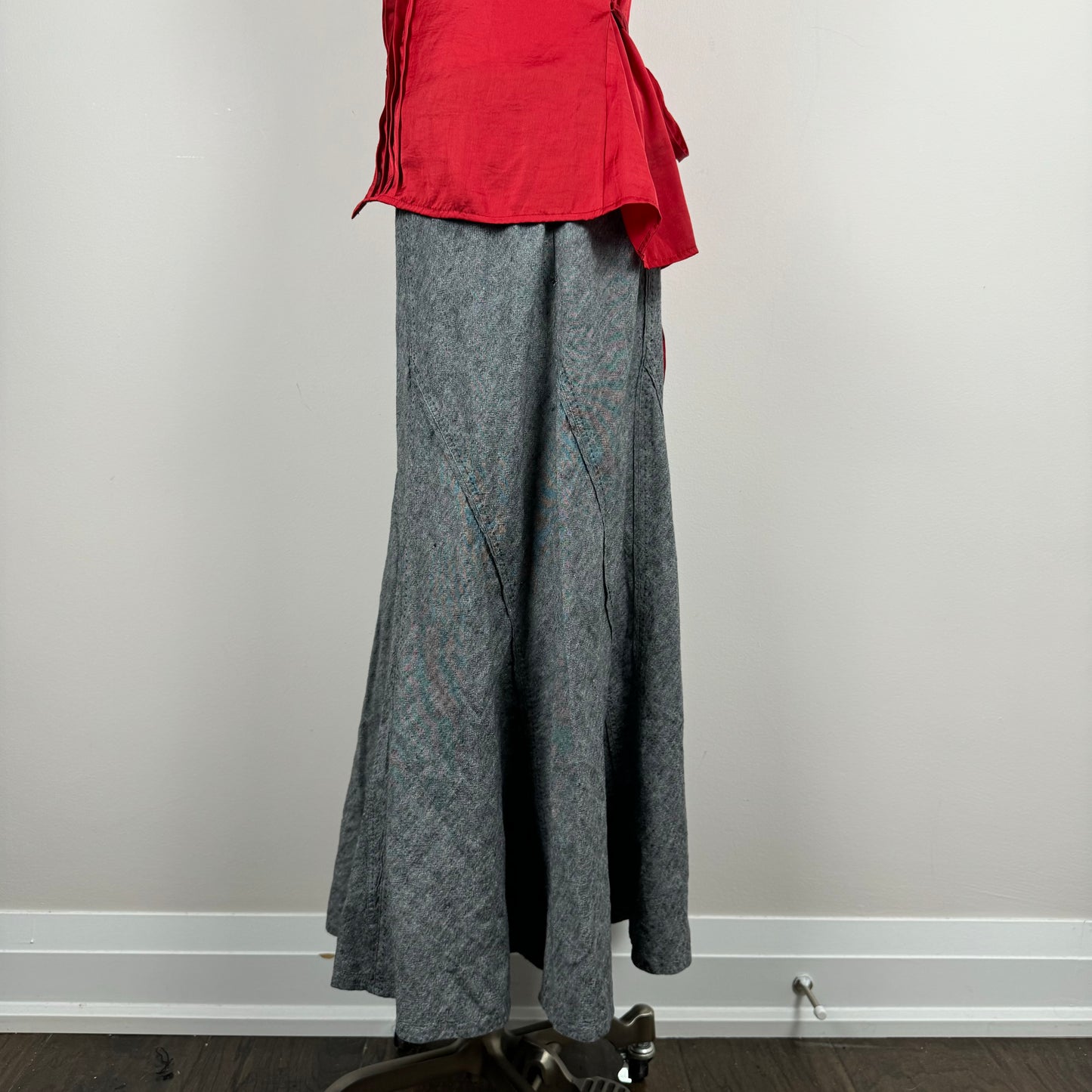 Grey Maxi Skirt