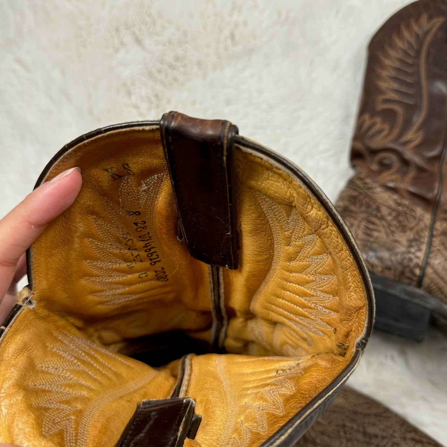 Vintage Boulet Cowboy Boots