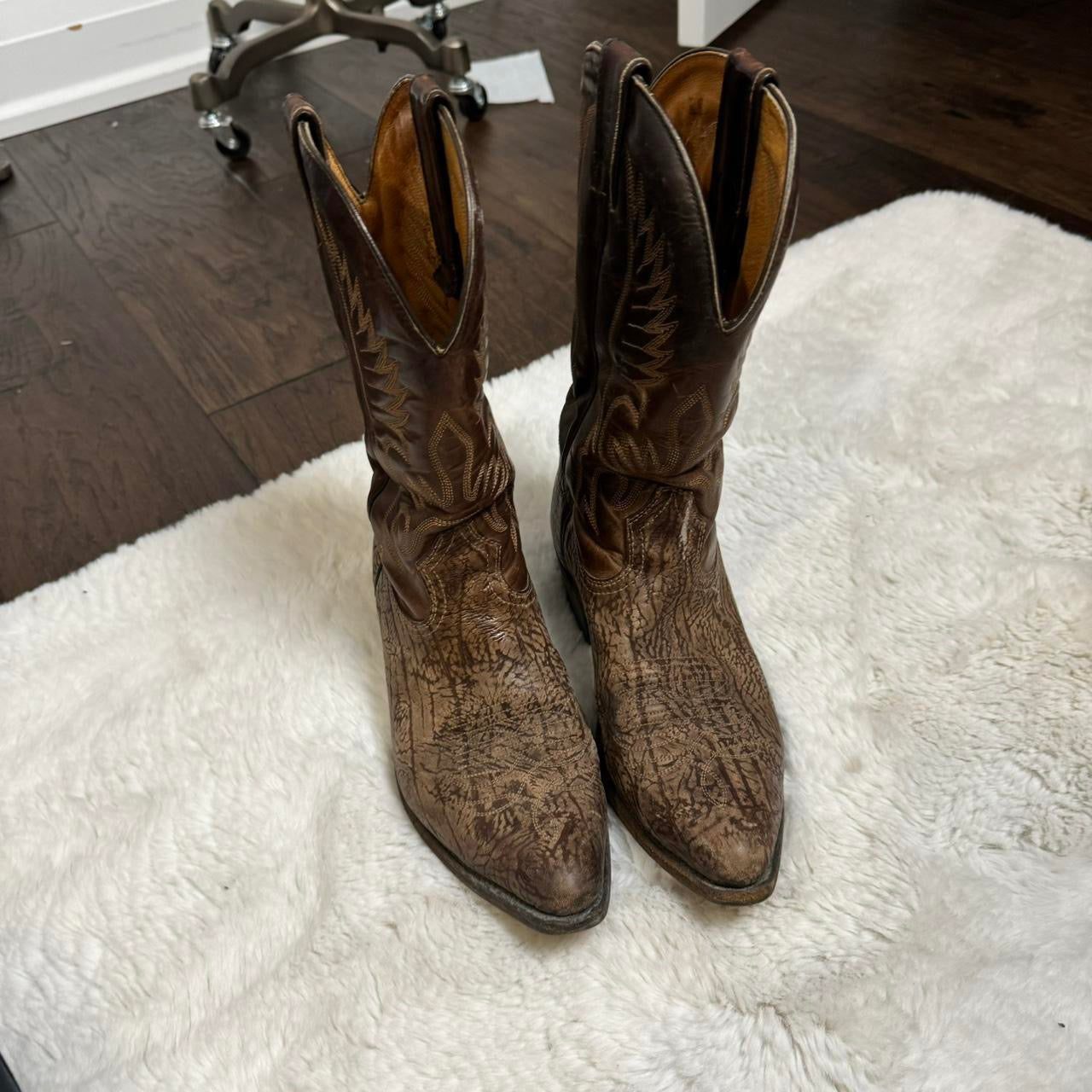 Vintage Boulet Cowboy Boots