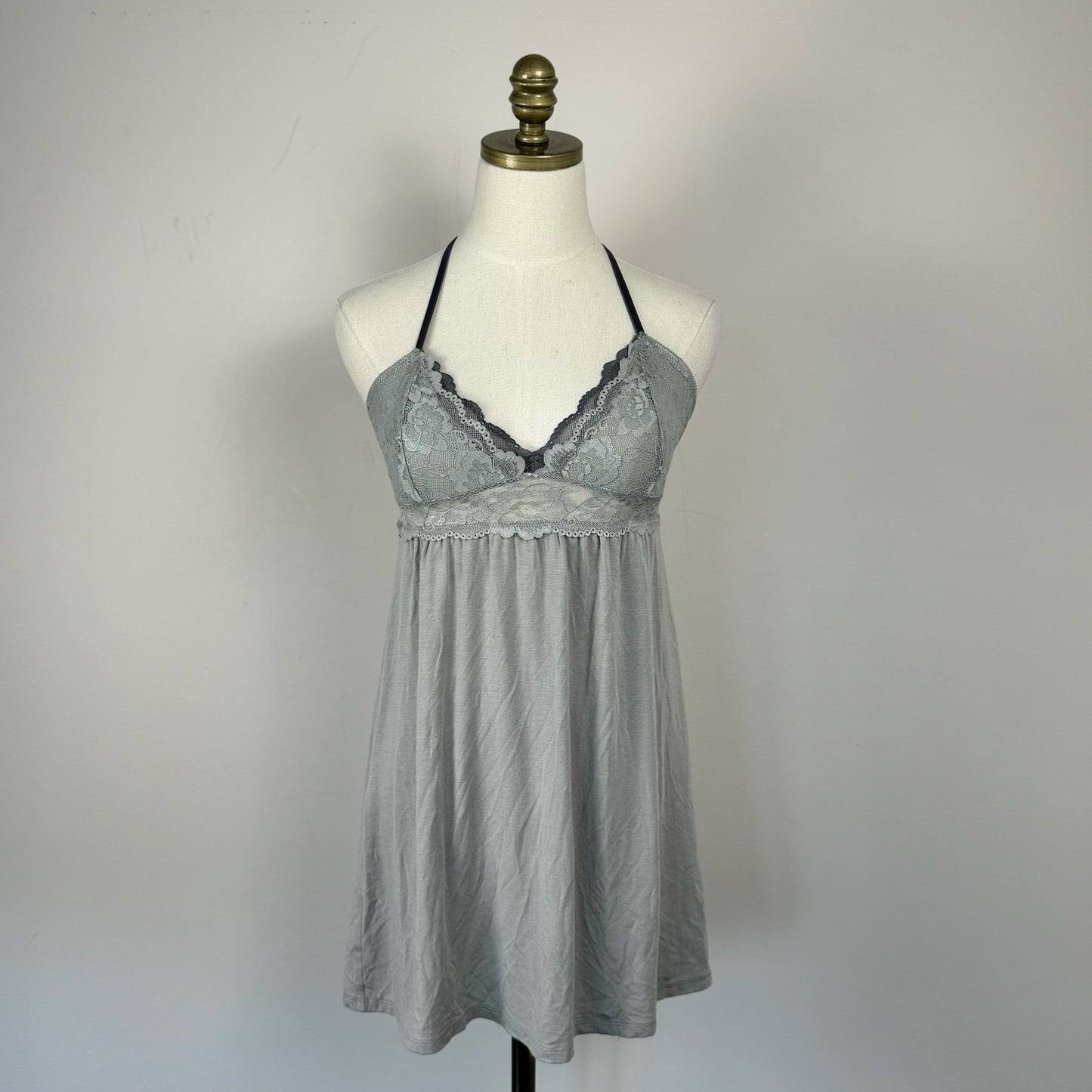 Y2K Babydoll Lace Trim Top