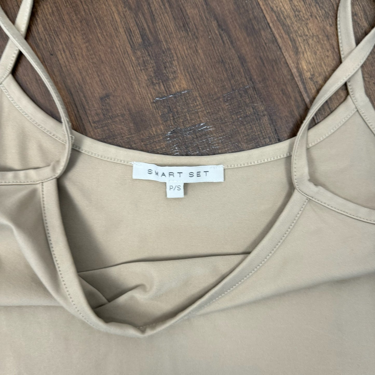 Vintage Slinky Beige Tank Top