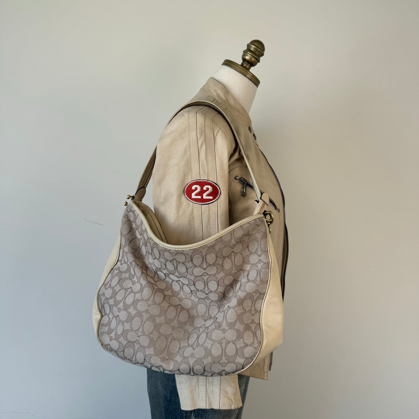 Coach Cream Shoulder Bag